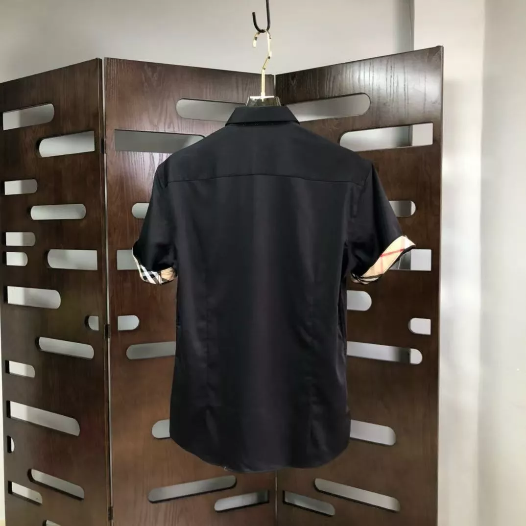 SmartChoice 2724 Burberry Shirts Short Sleeved For Men