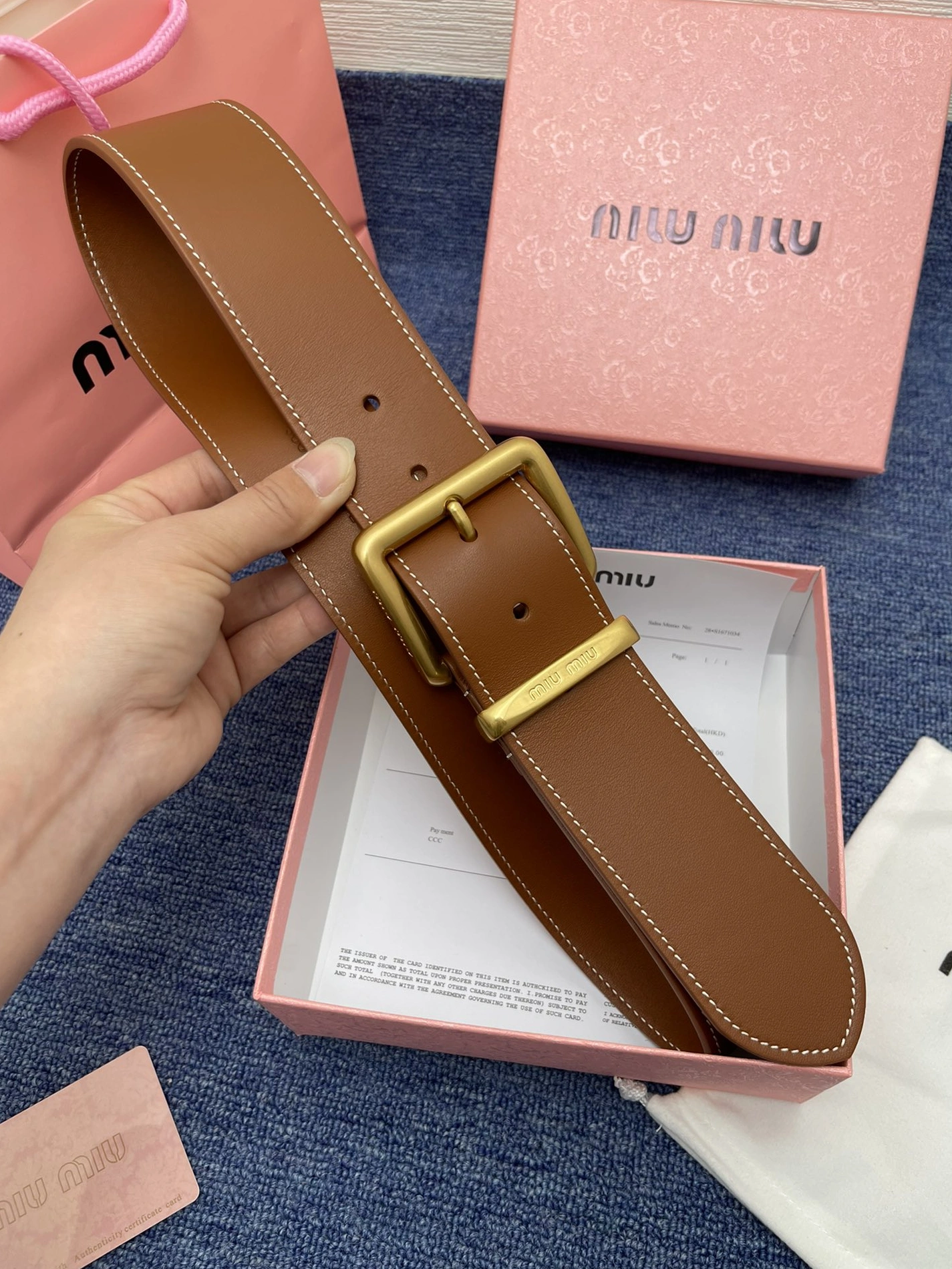 SmartChoice 2879 MIU MIU AAA Quality Belts For Women
