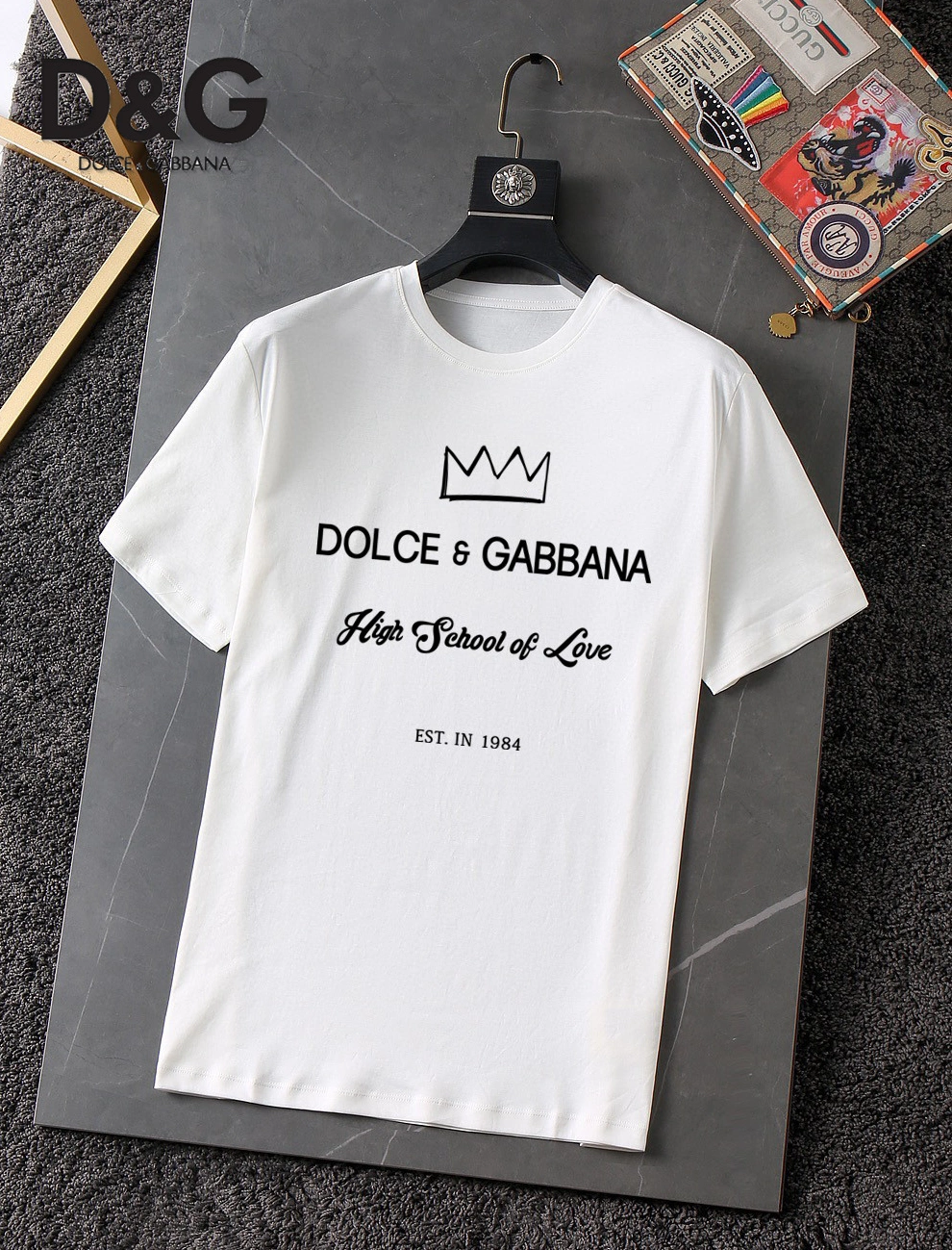 SmartChoice 2946 Dolce & Gabbana D&G T-Shirts Short Sleeved For Unisex