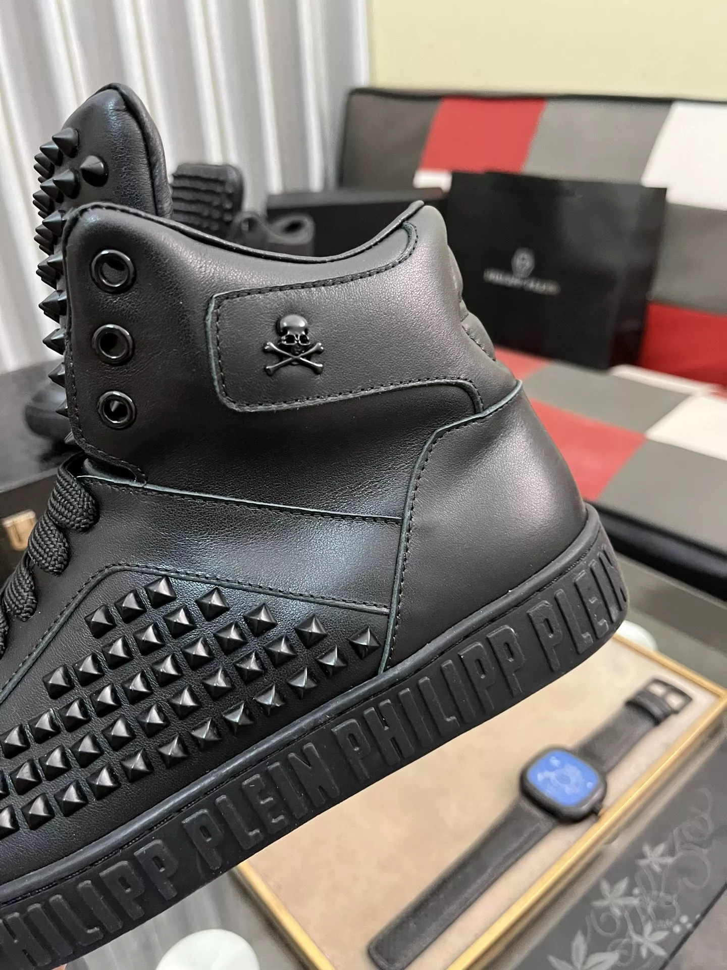 SmartChoice 3235 Philipp Plein PP High Tops Shoes For Men