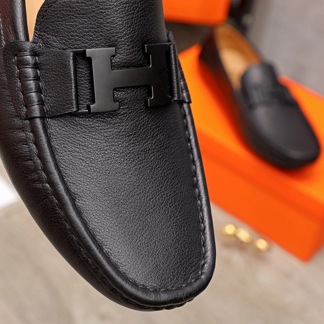 SmartChoice 3287 Hermes Leather Shoes For Men