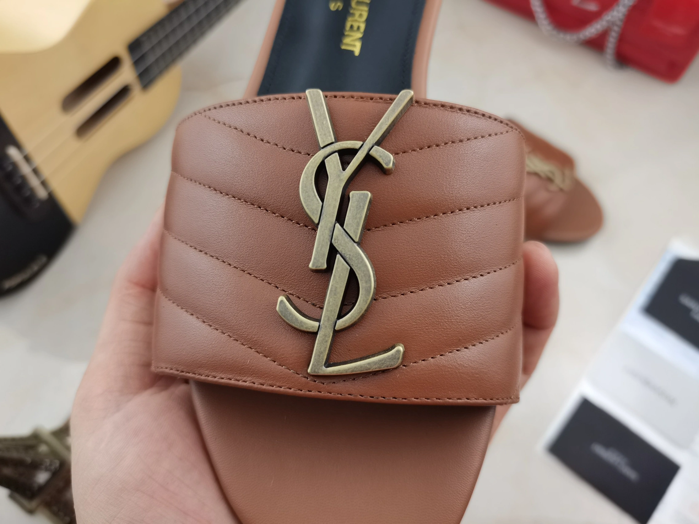 SmartChoice 3421 Yves Saint Laurent YSL Slippers For Women