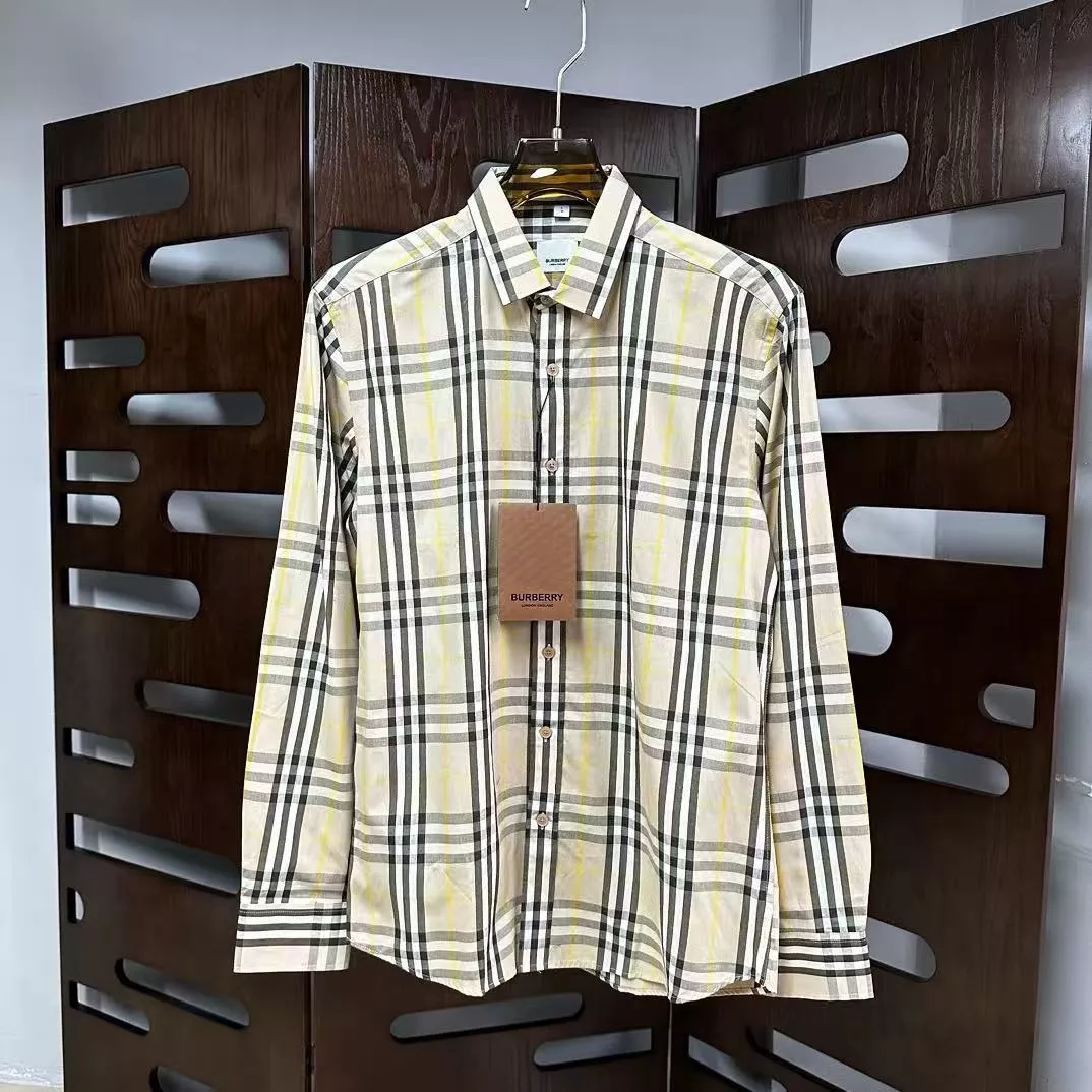 SmartChoice 3435 Burberry Shirts Long Sleeved For Men