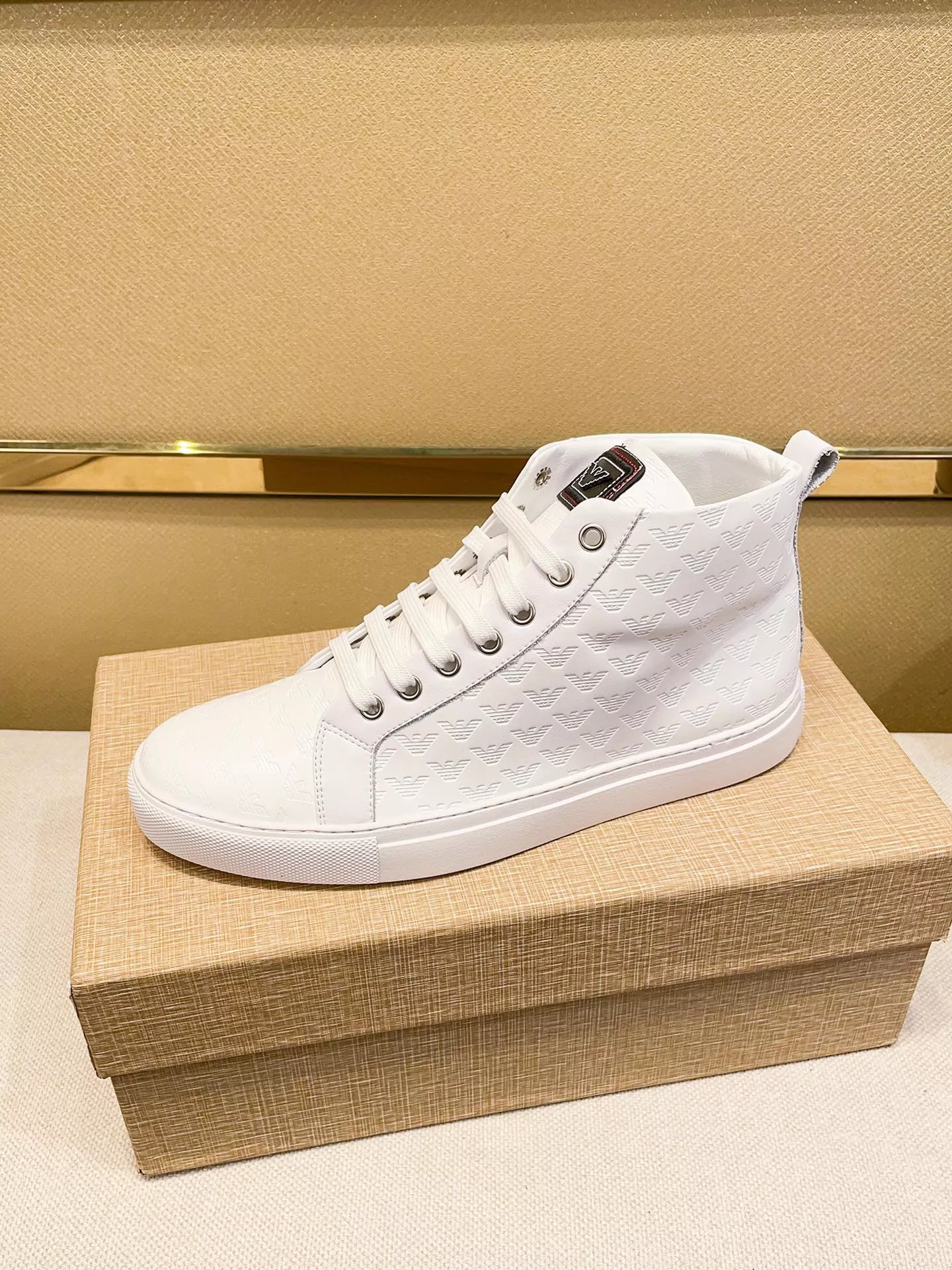 SmartChoice 3542 Armani High Tops Shoes For Men