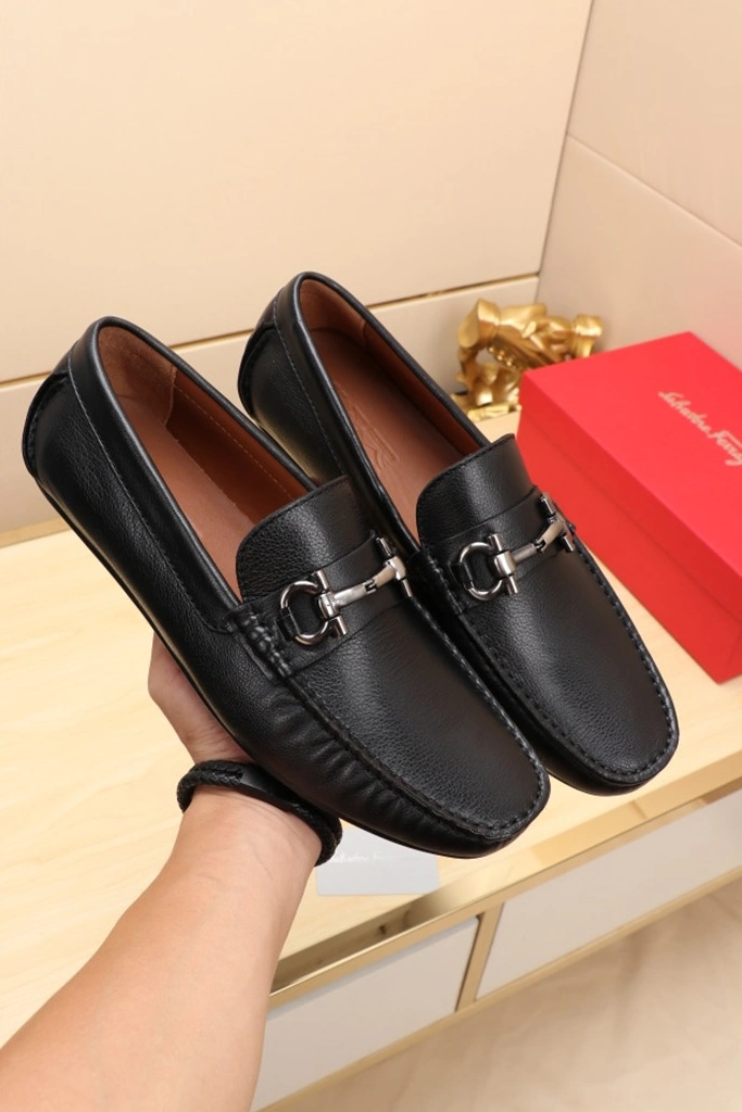 SmartChoice 3584 Ferragamo Leather Shoes For Men