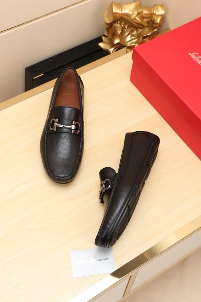 SmartChoice 3584 Ferragamo Leather Shoes For Men