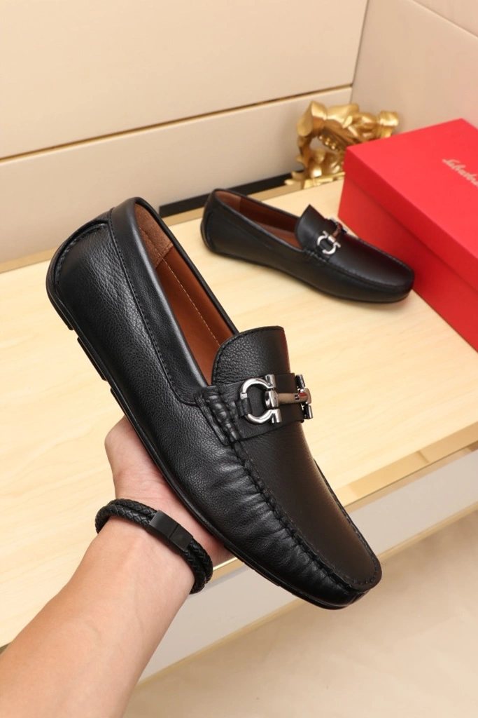 SmartChoice 3584 Ferragamo Leather Shoes For Men
