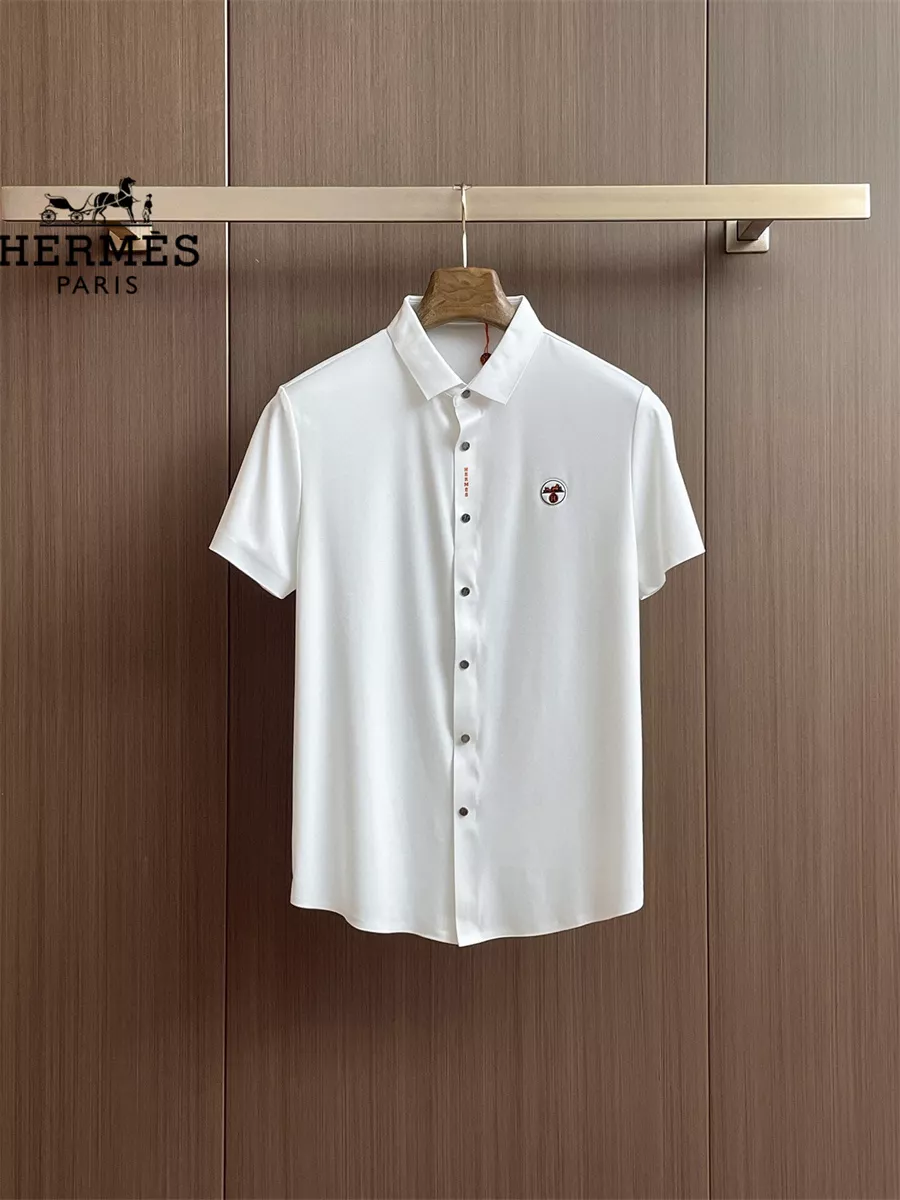 SmartChoice 3808 Hermes Shirts Short Sleeved For Men