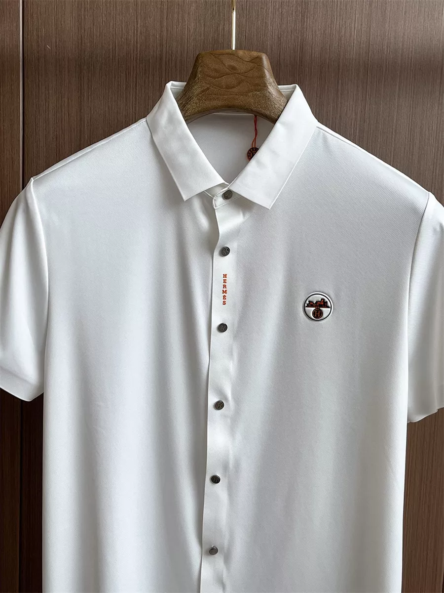 SmartChoice 3808 Hermes Shirts Short Sleeved For Men
