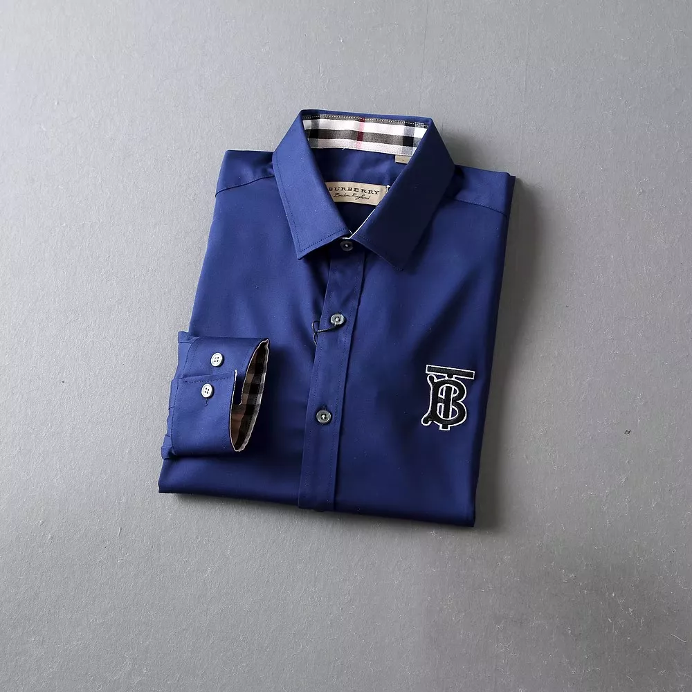 SmartChoice 3928 Burberry Shirts Long Sleeved For Men