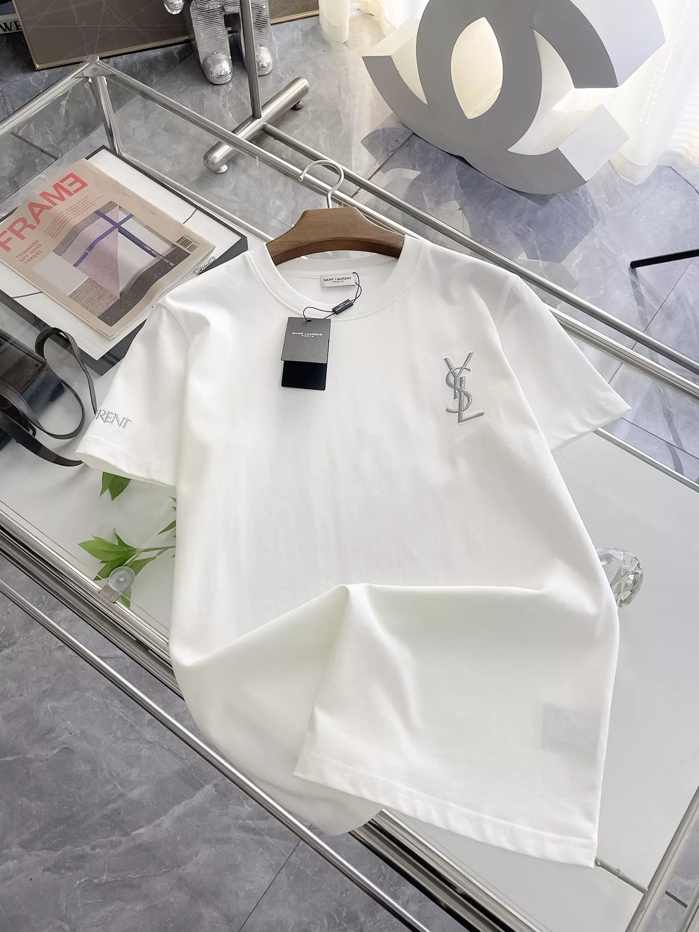 SmartChoice 3950 Yves Saint Laurent YSL T-shirts Short Sleeved For Men