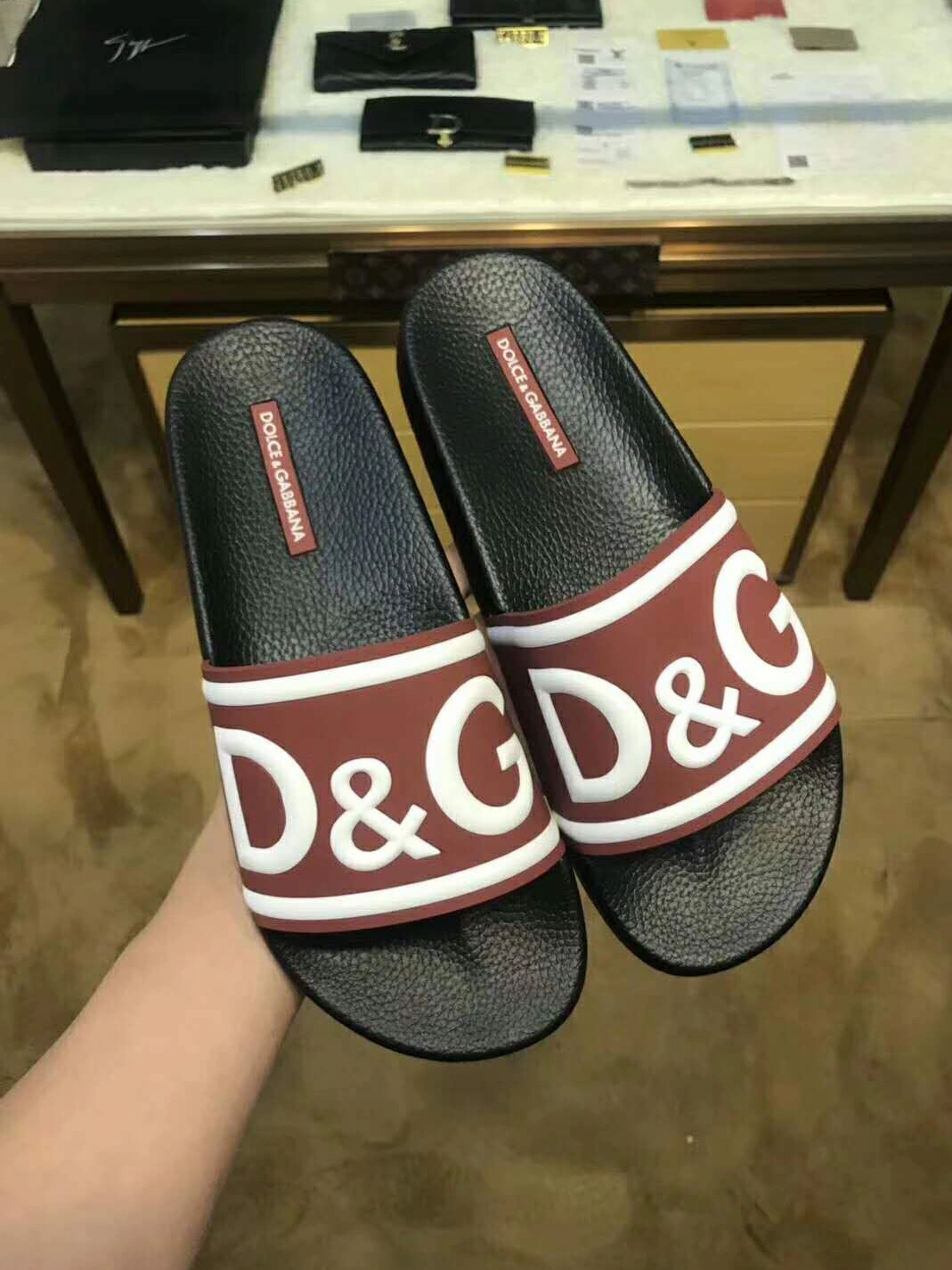 SmartChoice 4521 Dolce & Gabbana D&G Slippers For Men