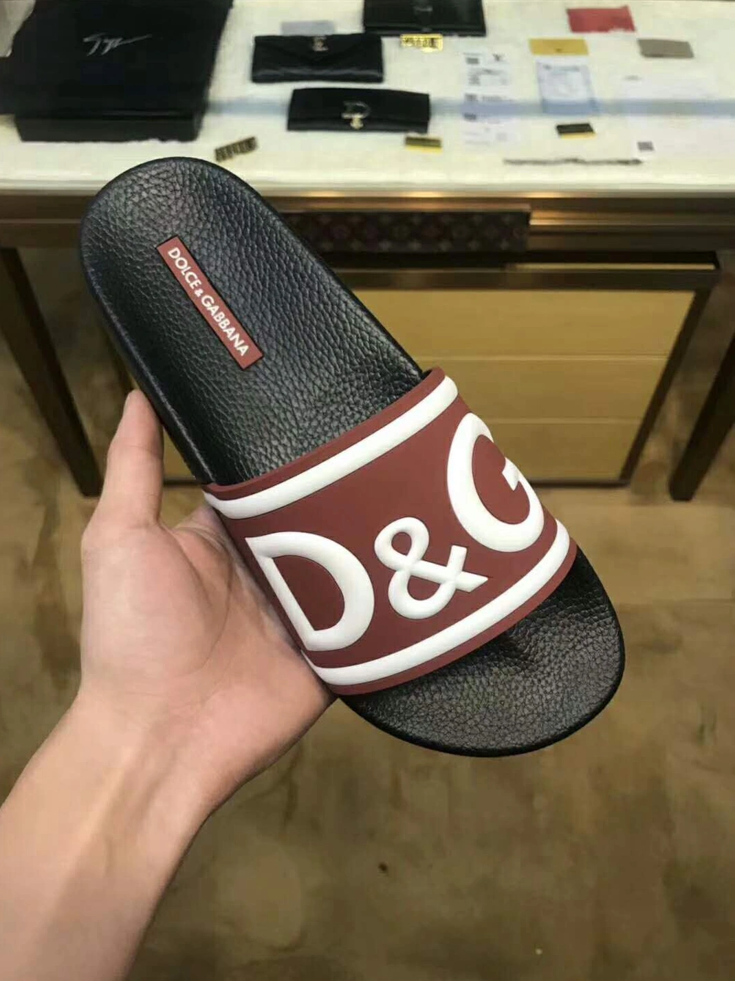 SmartChoice 4521 Dolce & Gabbana D&G Slippers For Men