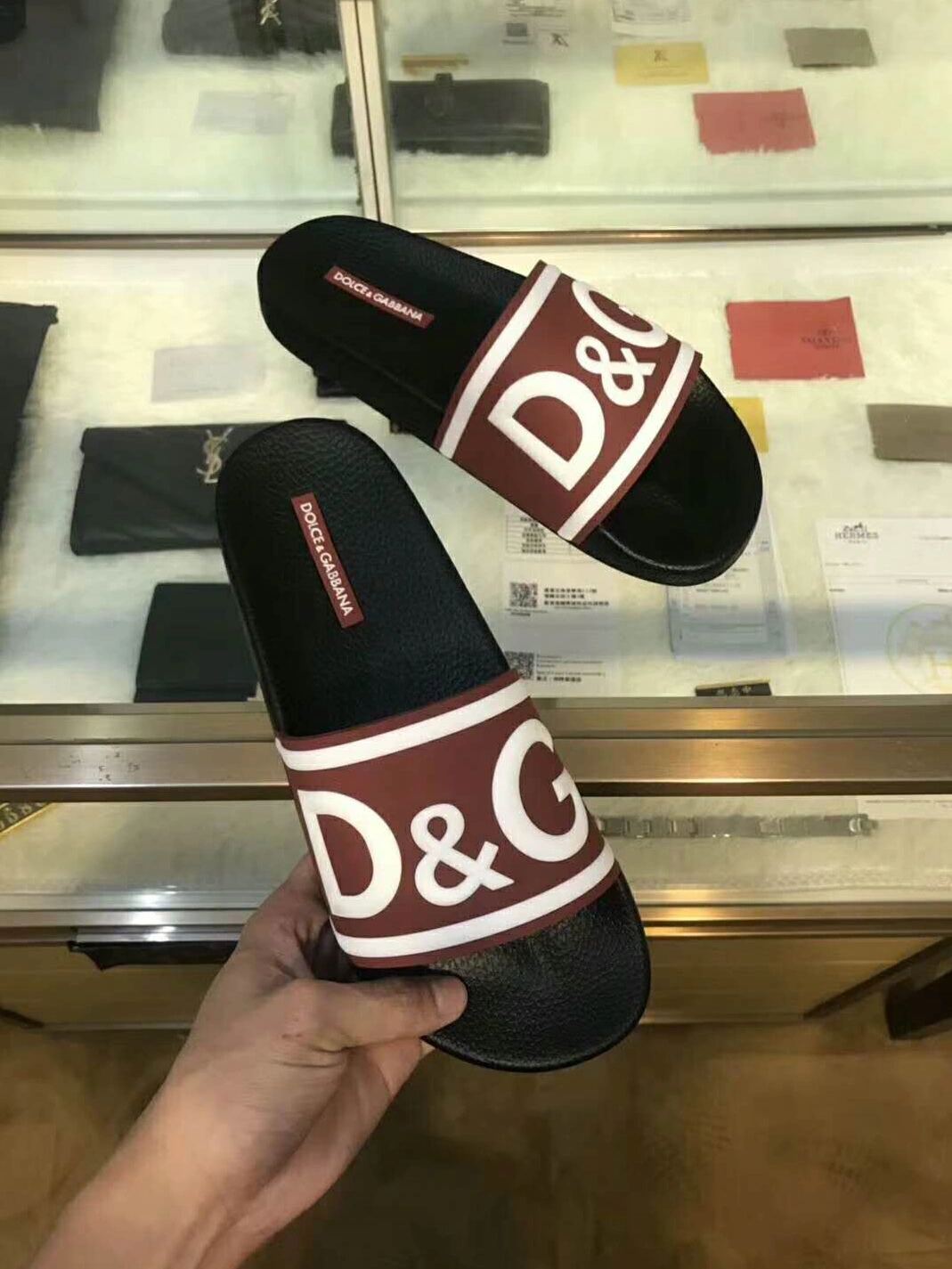 SmartChoice 4521 Dolce & Gabbana D&G Slippers For Men