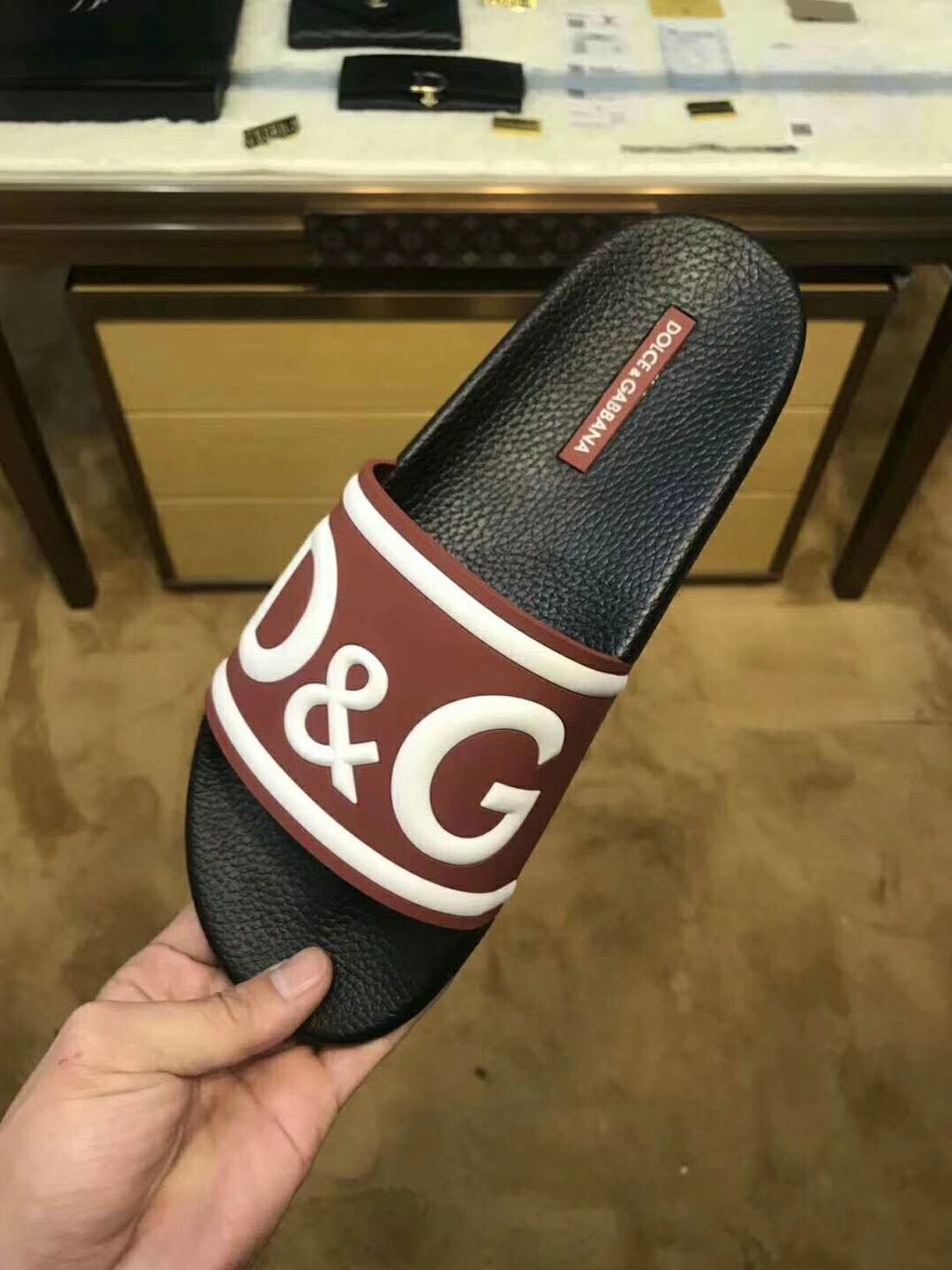 SmartChoice 4521 Dolce & Gabbana D&G Slippers For Men