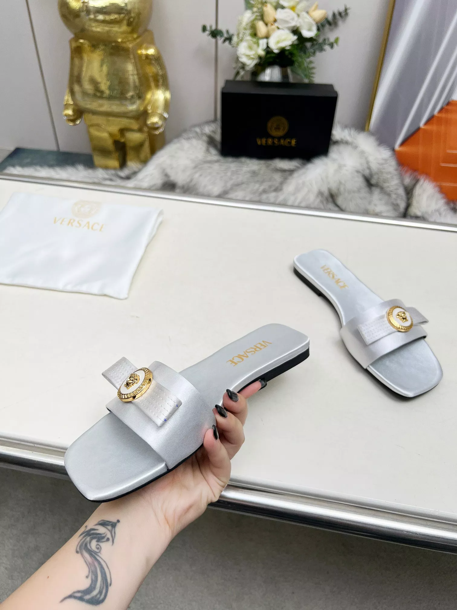 SmartChoice 4916 Versace Slippers For Women