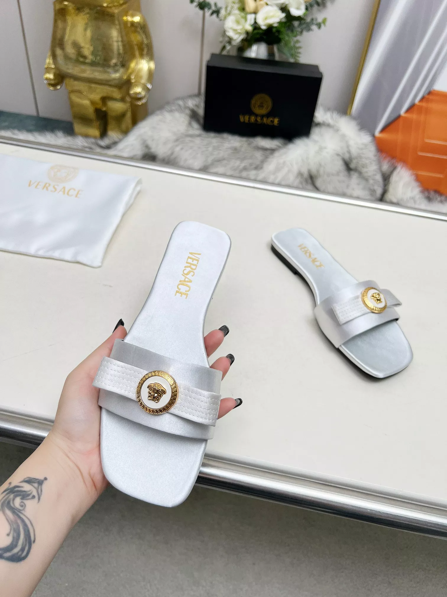 SmartChoice 4916 Versace Slippers For Women