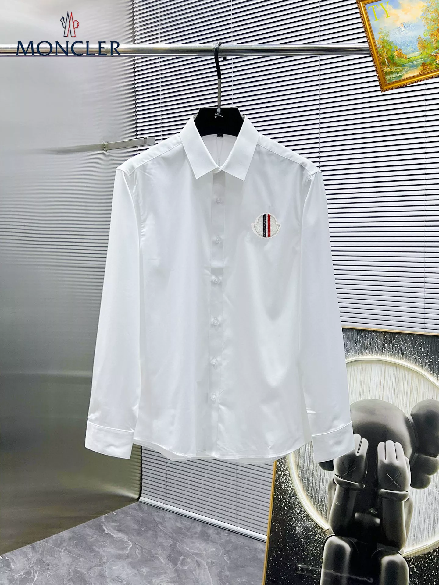 SmartChoice 5437 Moncler Shirts Long Sleeved For Men