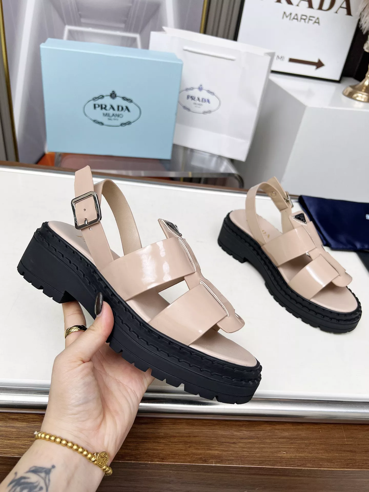 SmartChoice 6213 Prada Sandal For Women