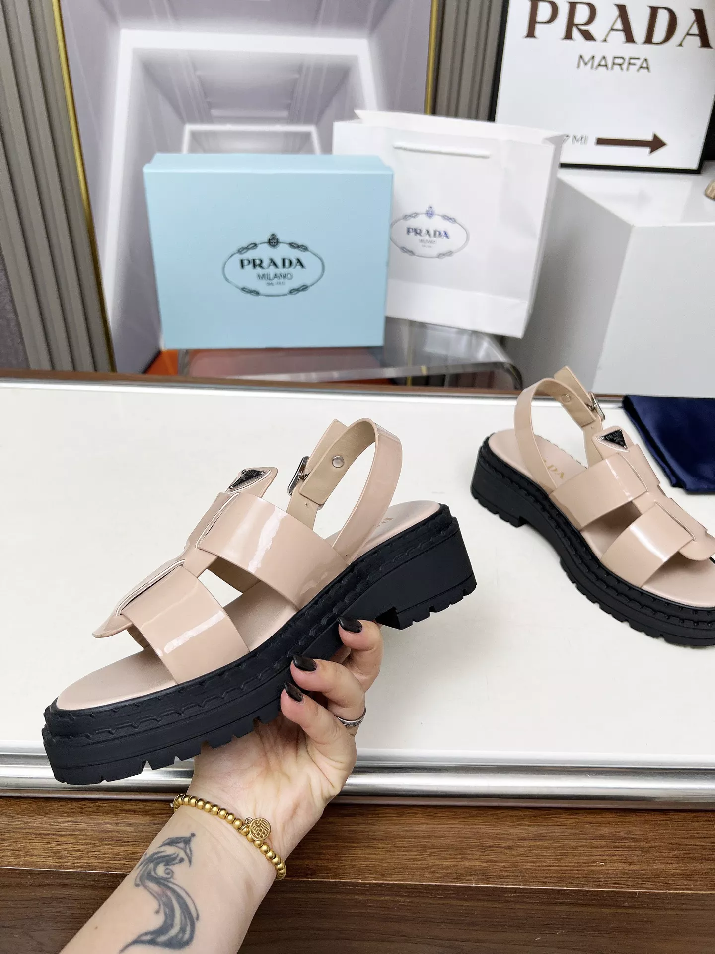 SmartChoice 6213 Prada Sandal For Women