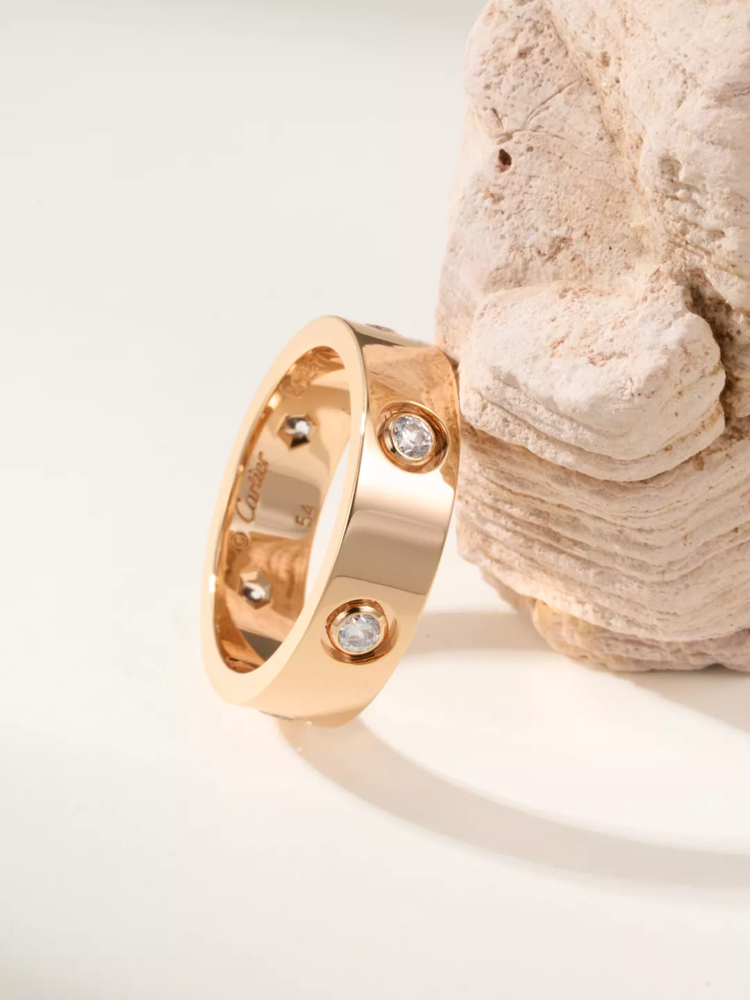 SmartChoice 6565 Cartier Rings In Rose Gold