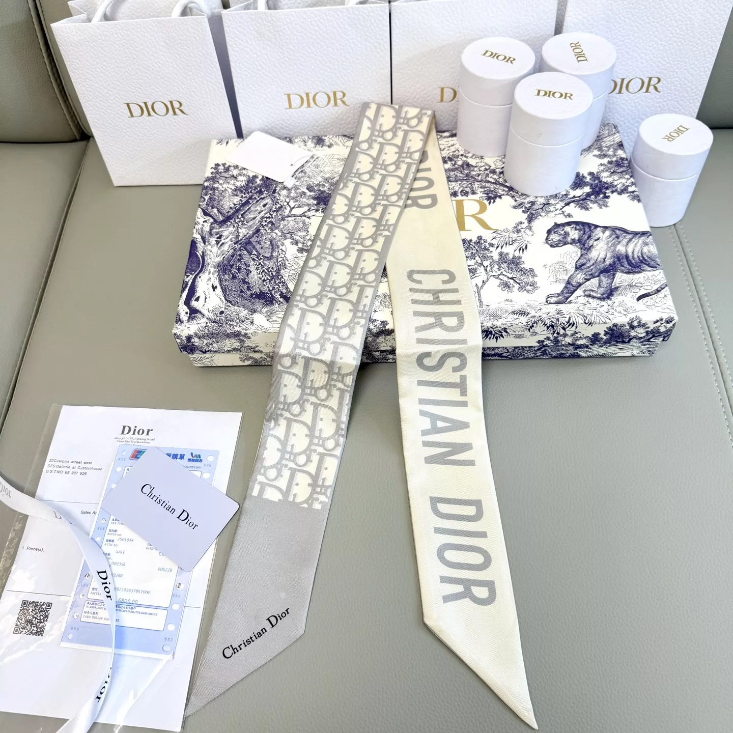 SmartChoice 6567 Christian Dior Silk Scarf
