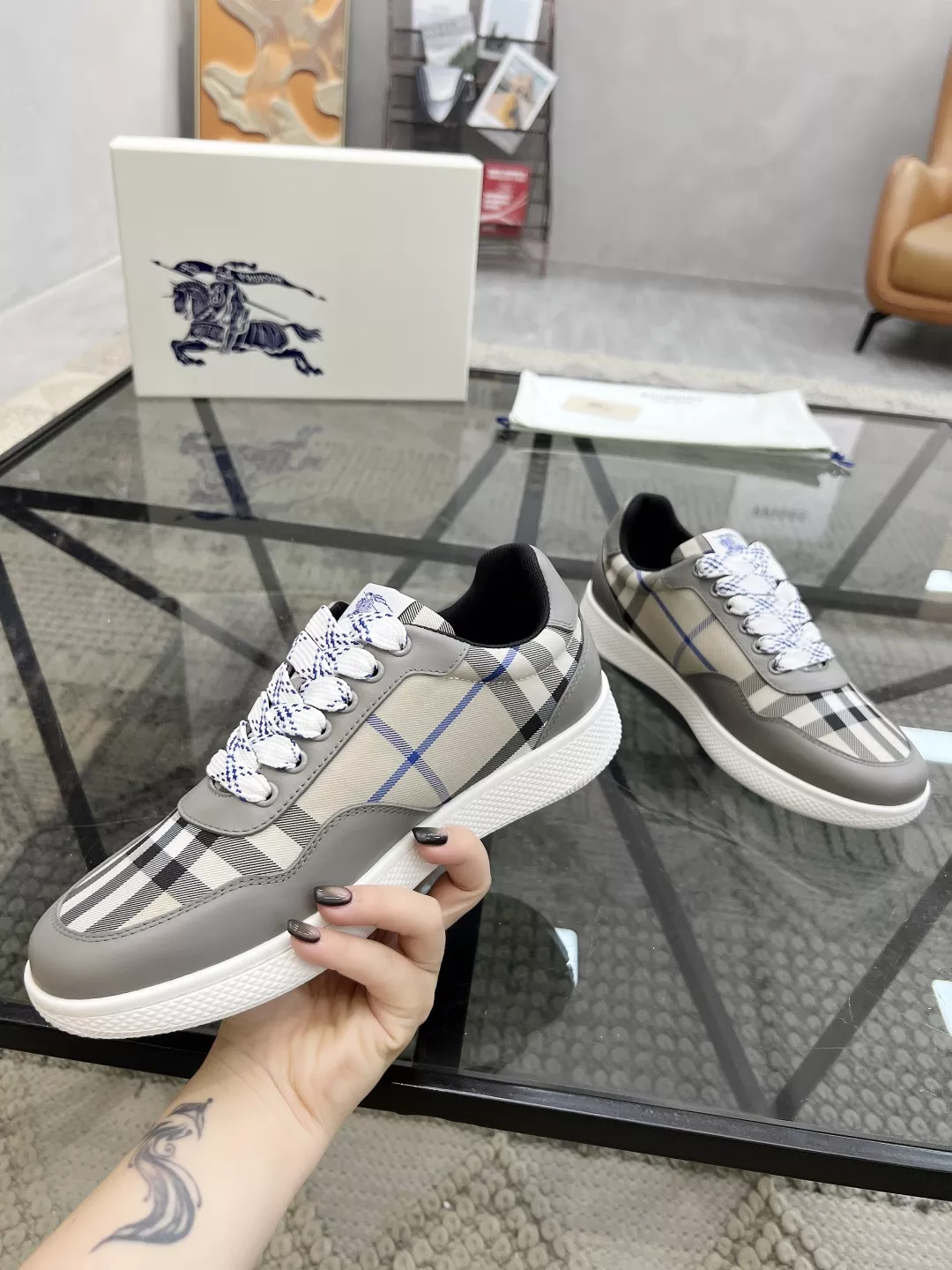 SmartChoice 6670 Burberry Casual Shoes For Men