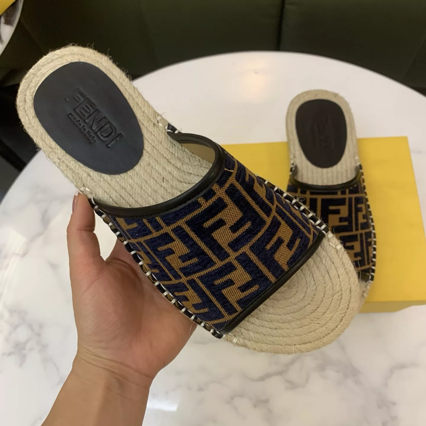 SmartChoice 6953 Fendi Slippers For Men