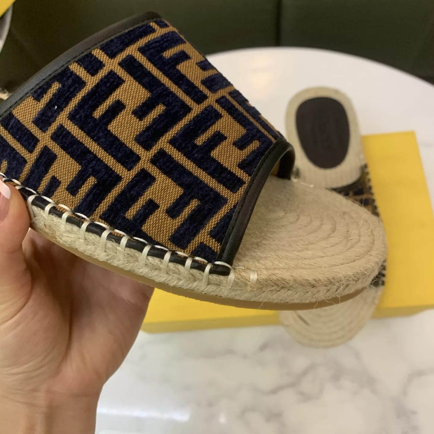 SmartChoice 6953 Fendi Slippers For Men