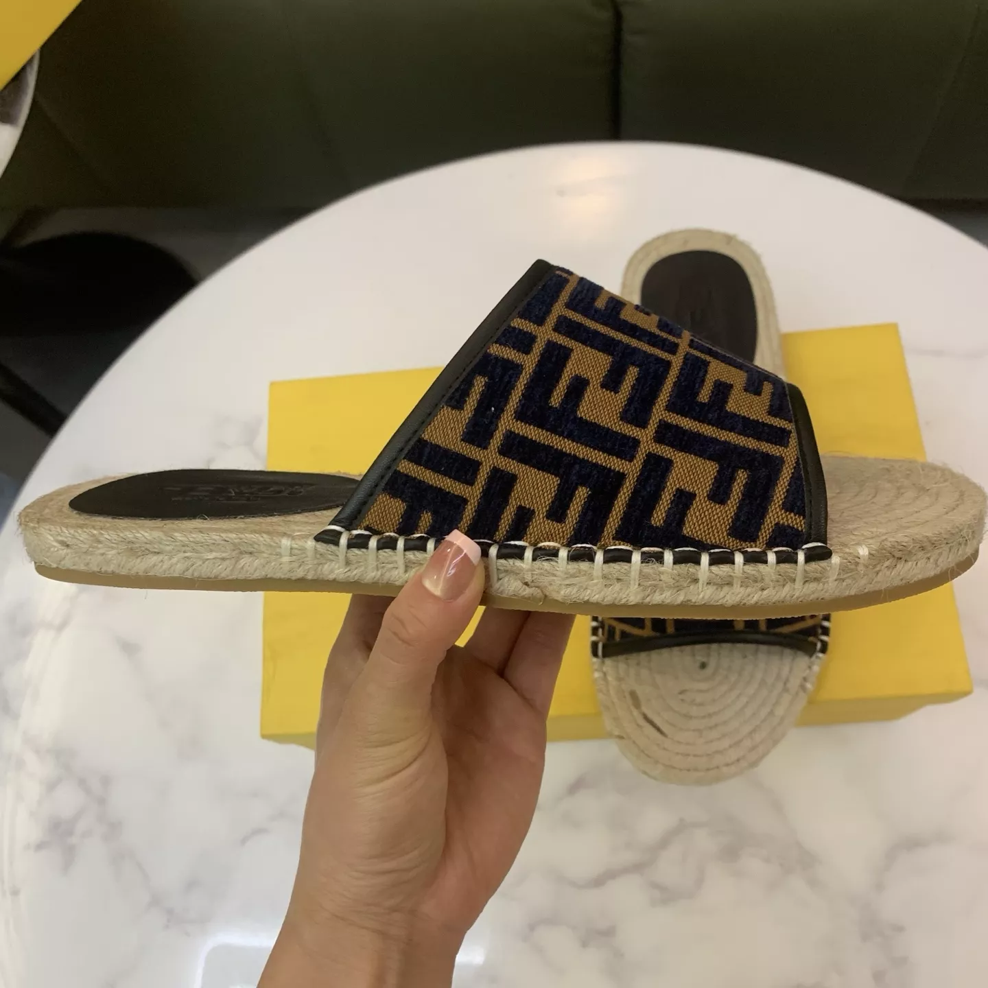 SmartChoice 6953 Fendi Slippers For Men