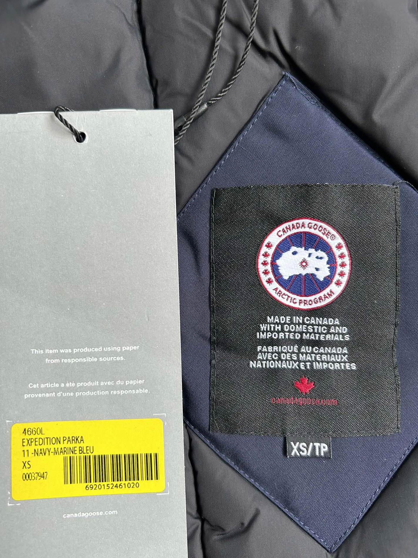 SmartChoice 7635 Canada Goose Down Feather Coat Long Sleeved For Women