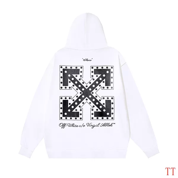 SmartChoice 8259 Off-White Hoodies Long Sleeved For Unisex