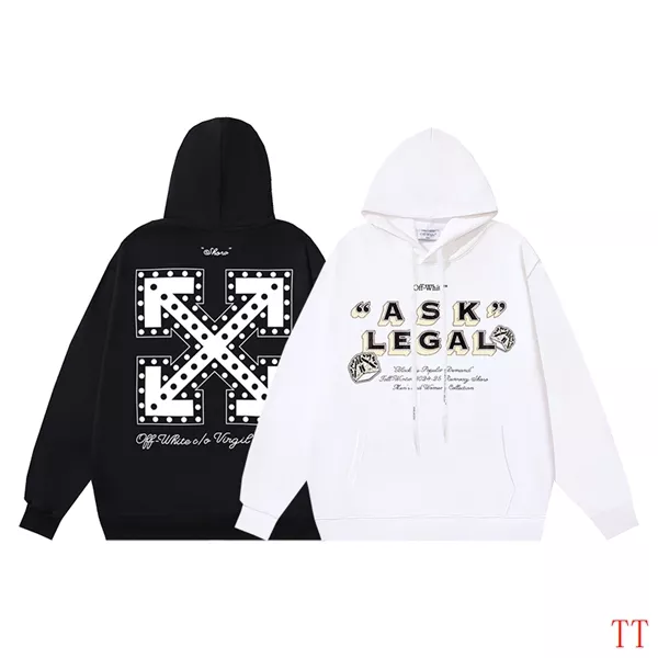 SmartChoice 8259 Off-White Hoodies Long Sleeved For Unisex
