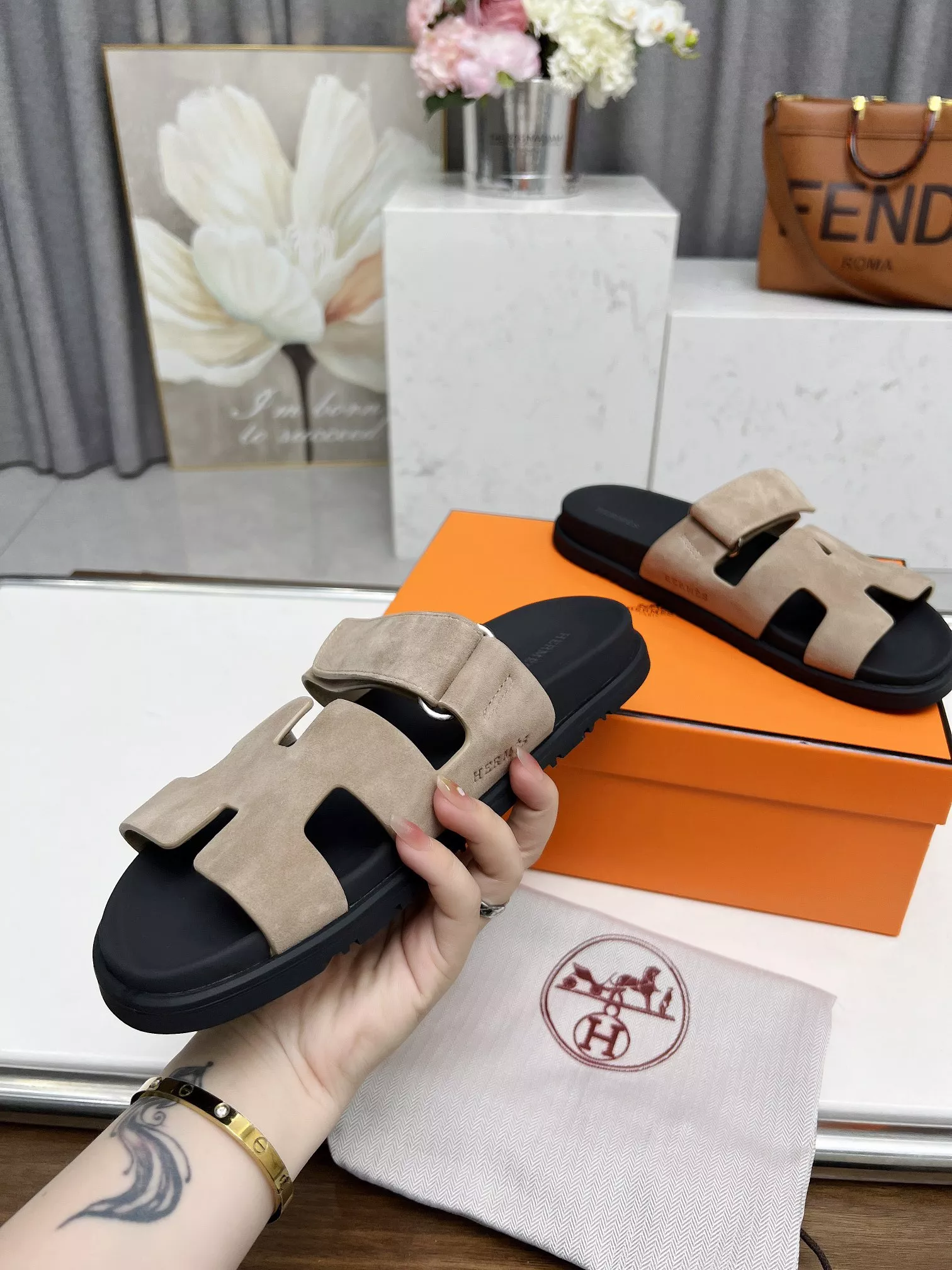 SmartChoice 854 Hermes Slippers For Men