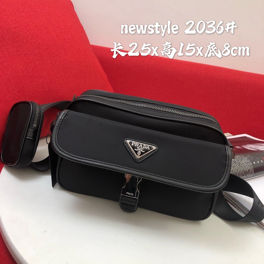 SmartChoice 8679 Prada AAA Man Messenger Bags