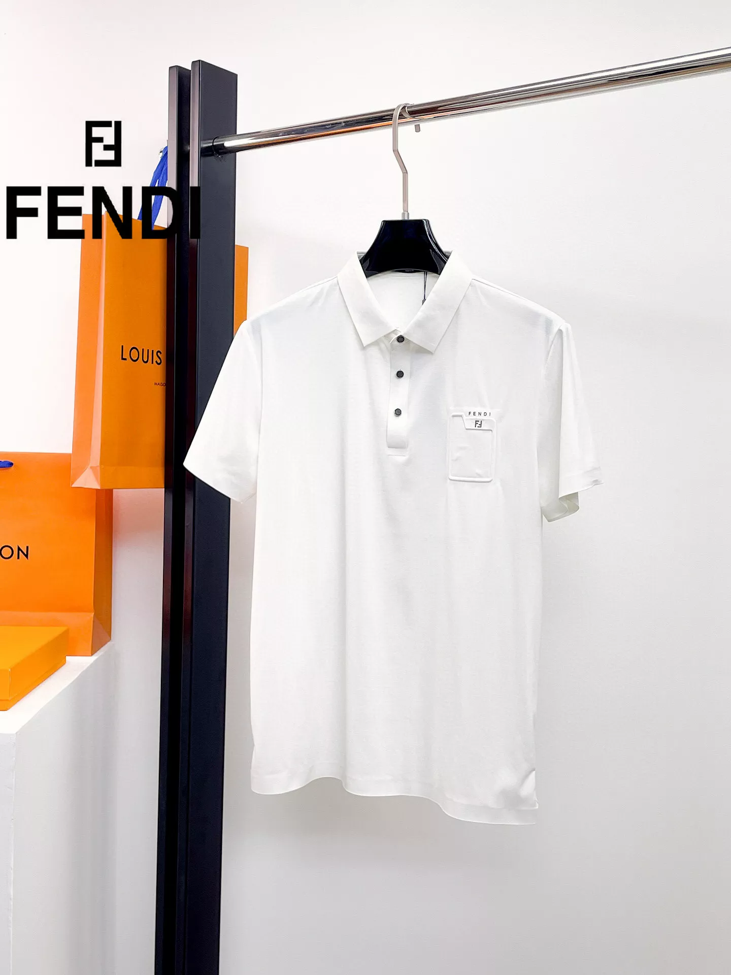 SmartChoice 9370 Fendi T-Shirts Short Sleeved For Men