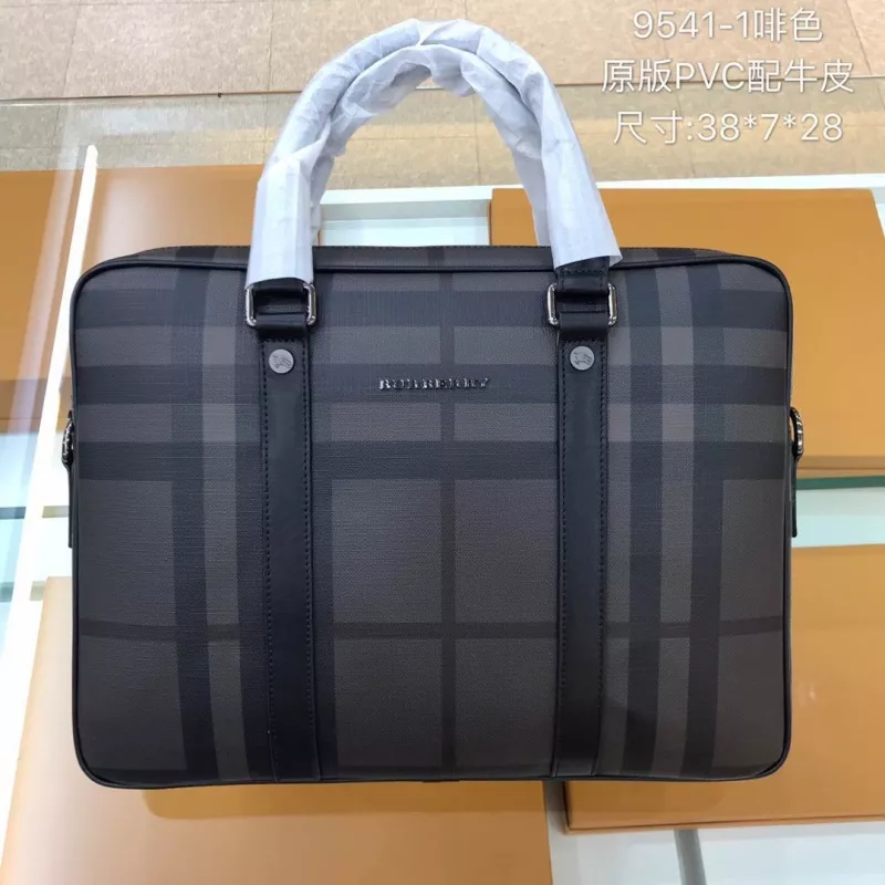 Soft 1052 Burberry AAA Man Handbags