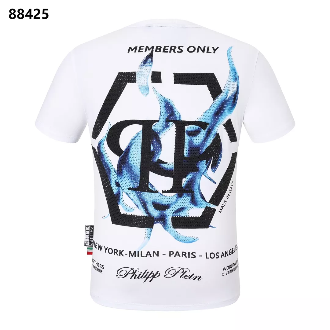 Soft 1628 Philipp Plein PP T-Shirts Short Sleeved For Men