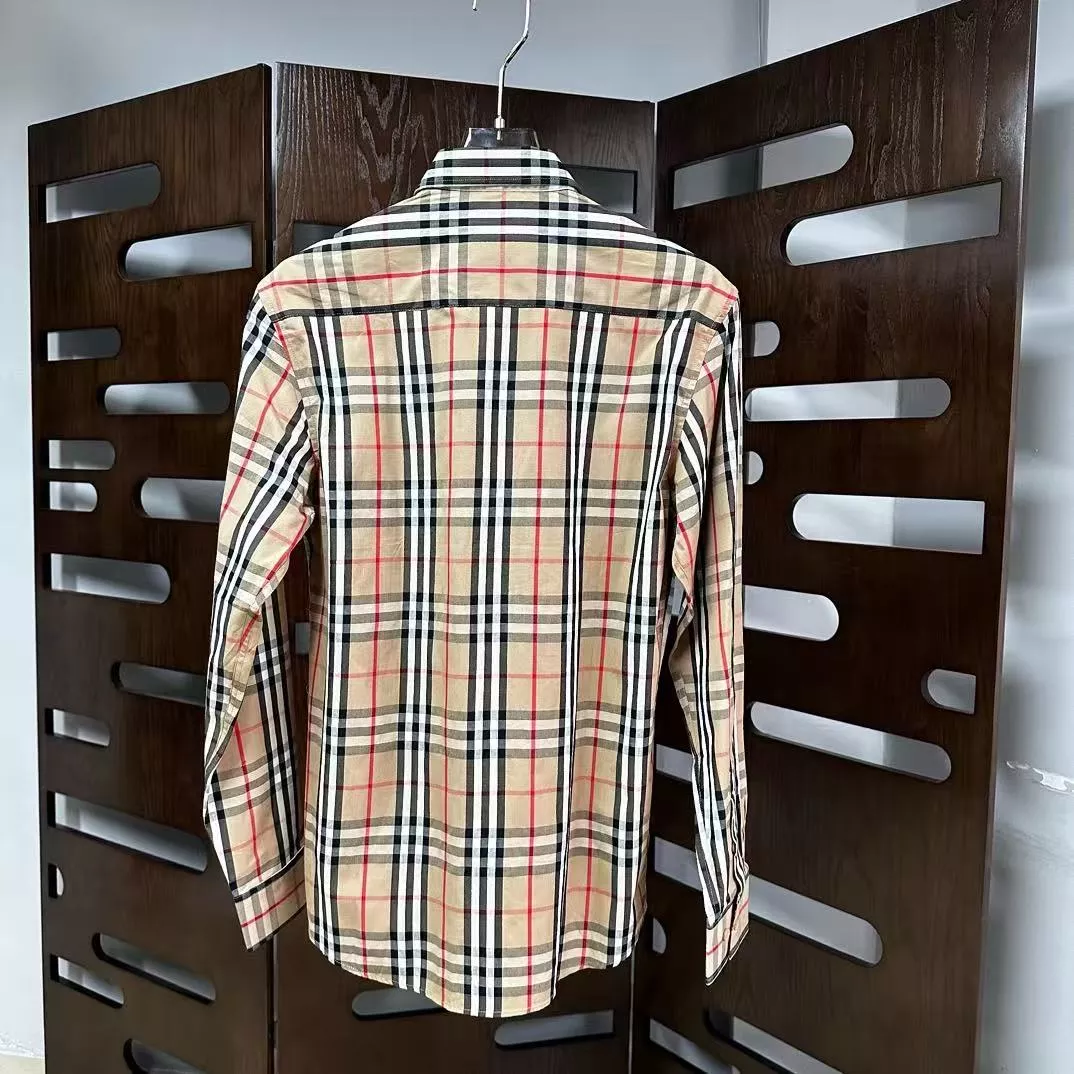 Soft 1854 Burberry Shirts Long Sleeved For Men