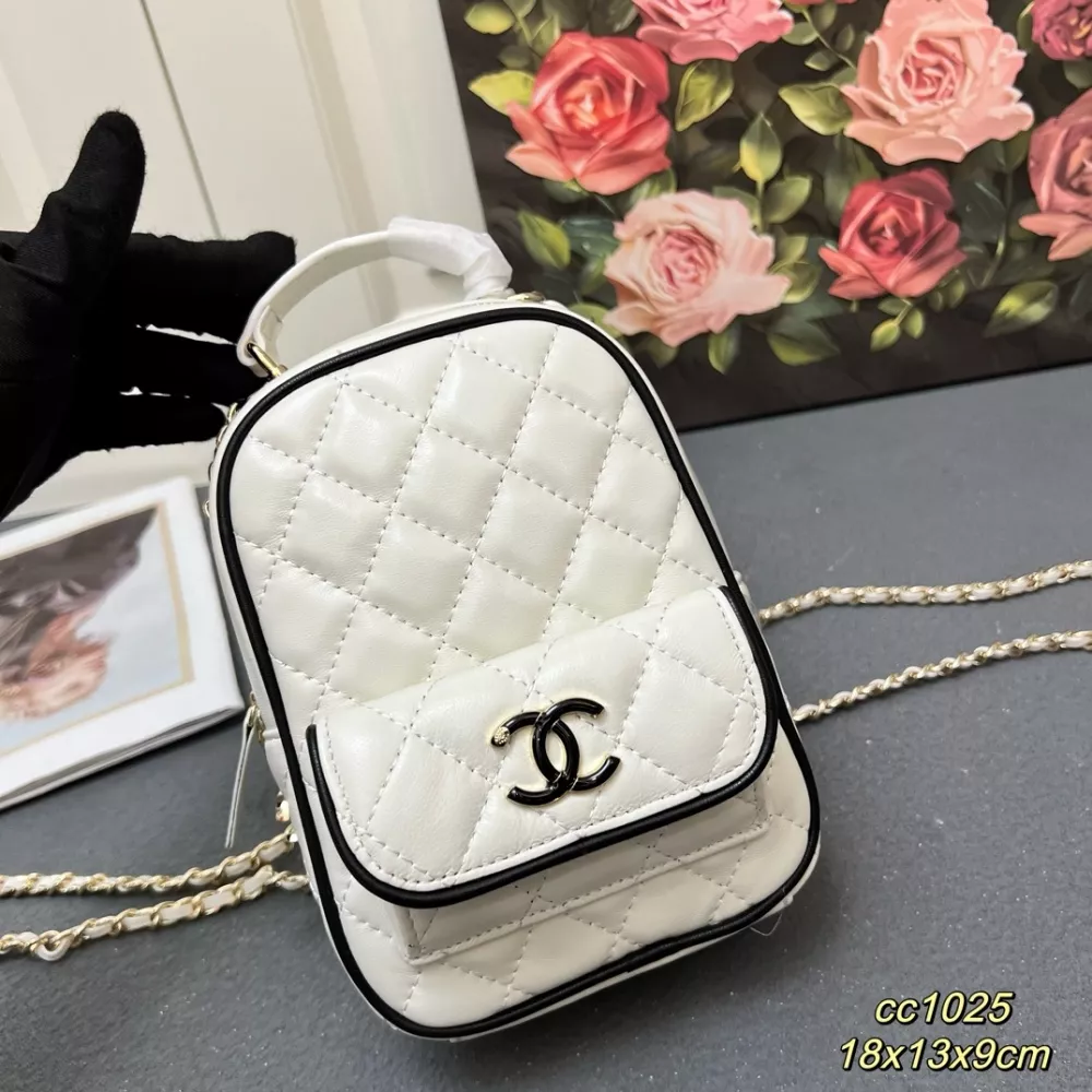 Soft 1955 Chanel AAA Quality Backpacks For Women