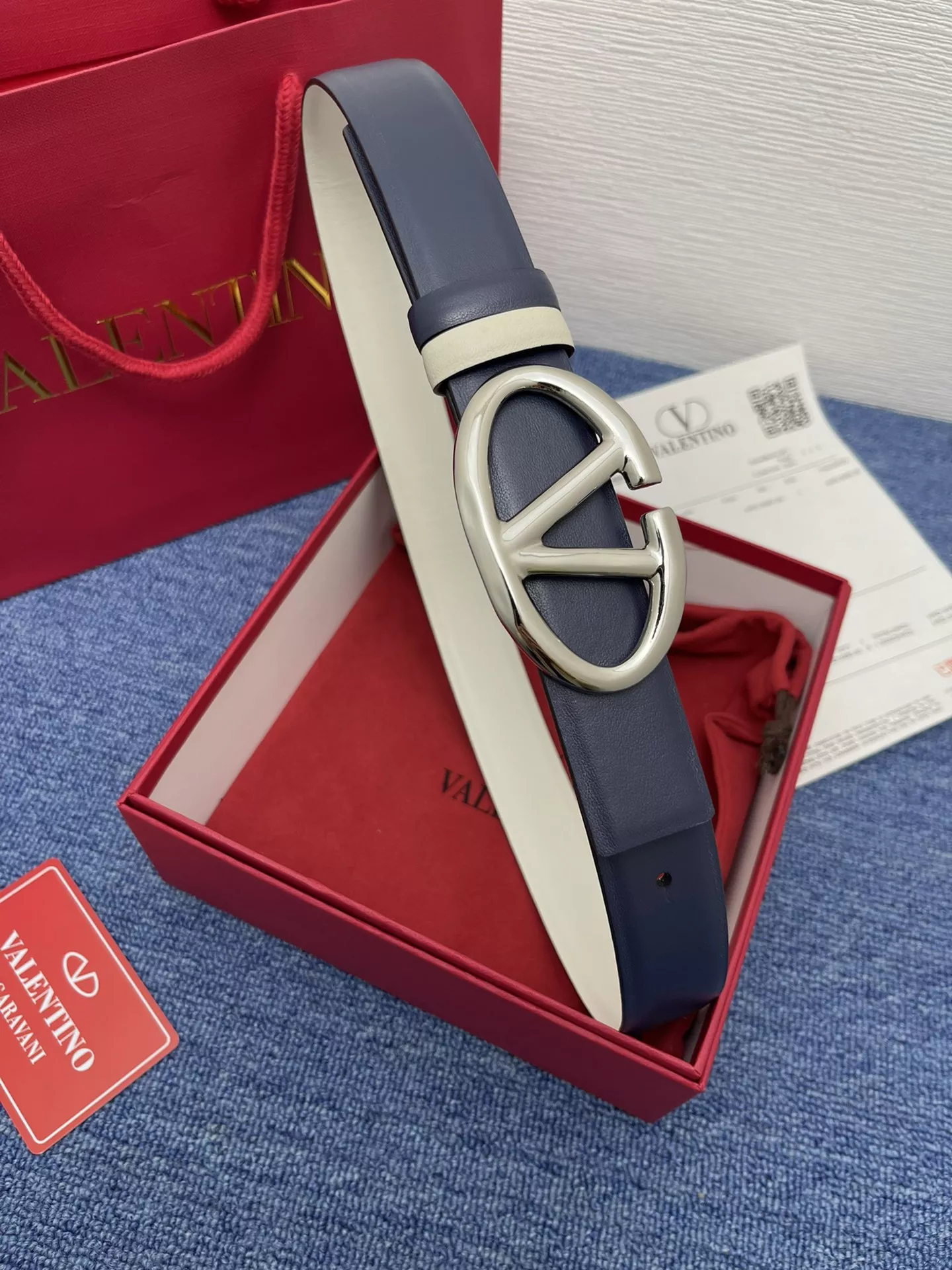 Soft 2417 Valentino AAA Quality Belts In 3.0cm For Women