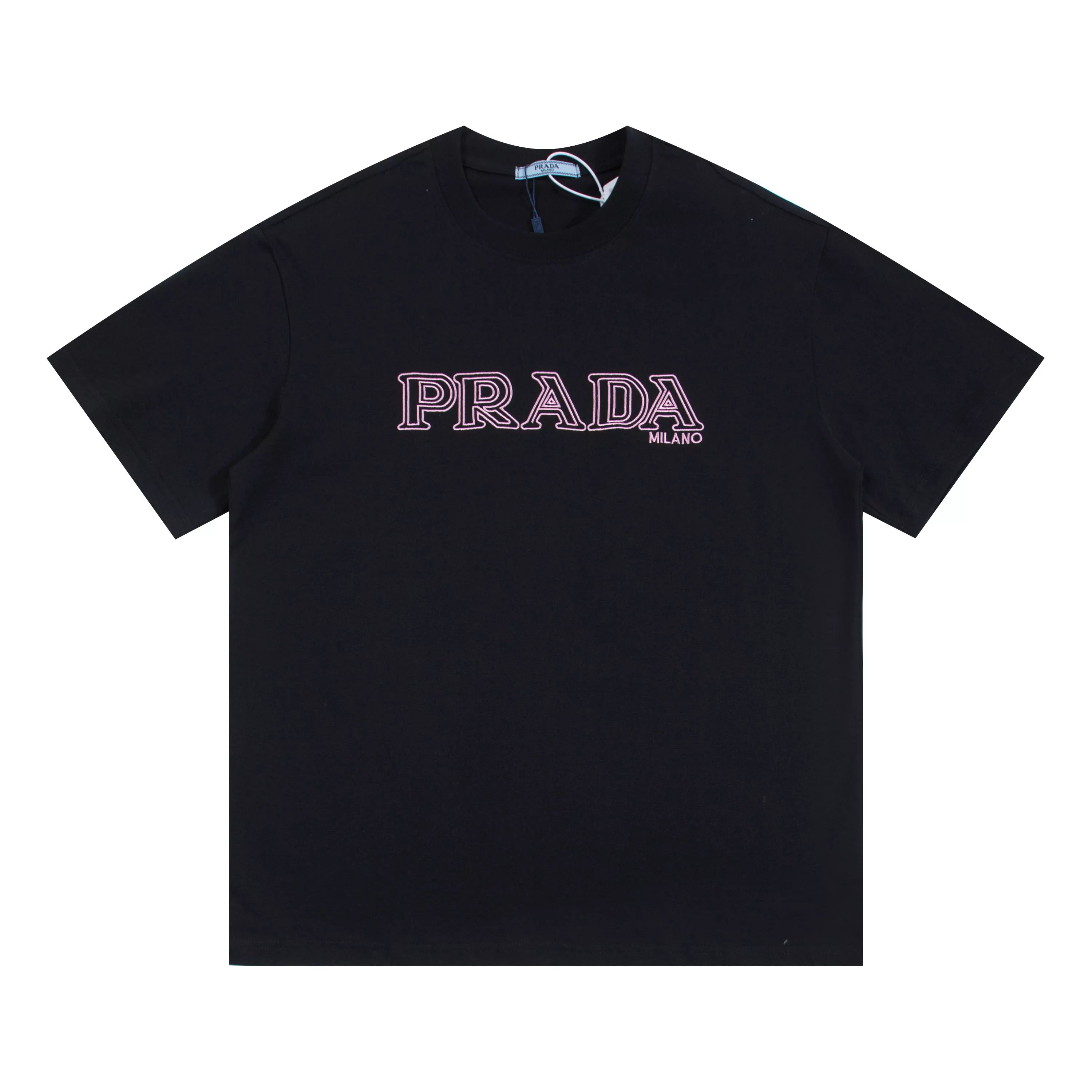 Soft 2490 Prada T-Shirts Short Sleeved For Unisex