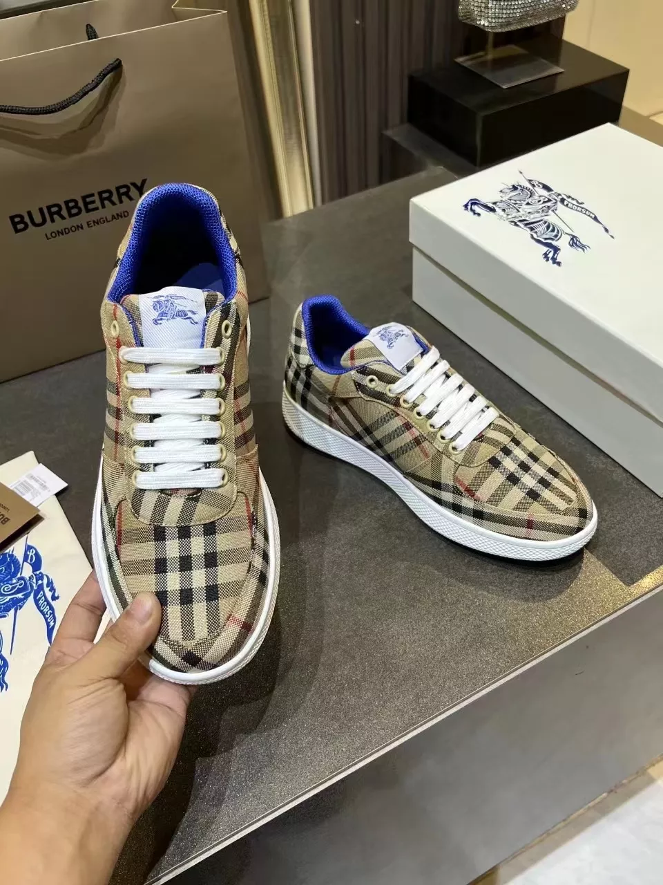 Soft 2893 Burberry Casual Shoes For Men