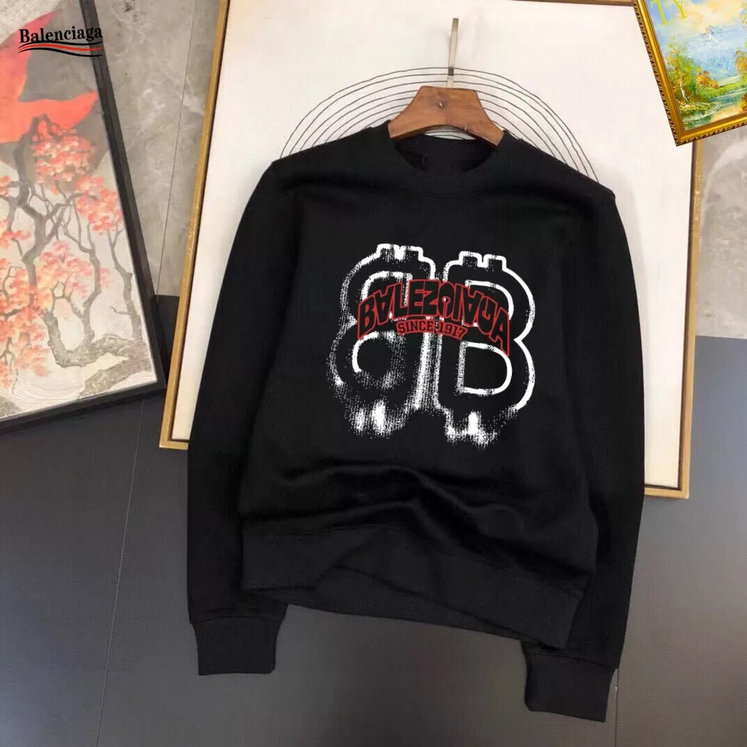 Soft 3015 Balenciaga Hoodies Long Sleeved For Men