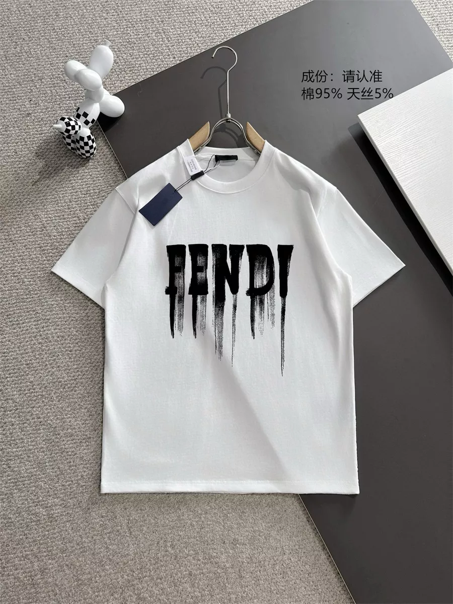 Soft 3366 Fendi T-Shirts Short Sleeved For Unisex