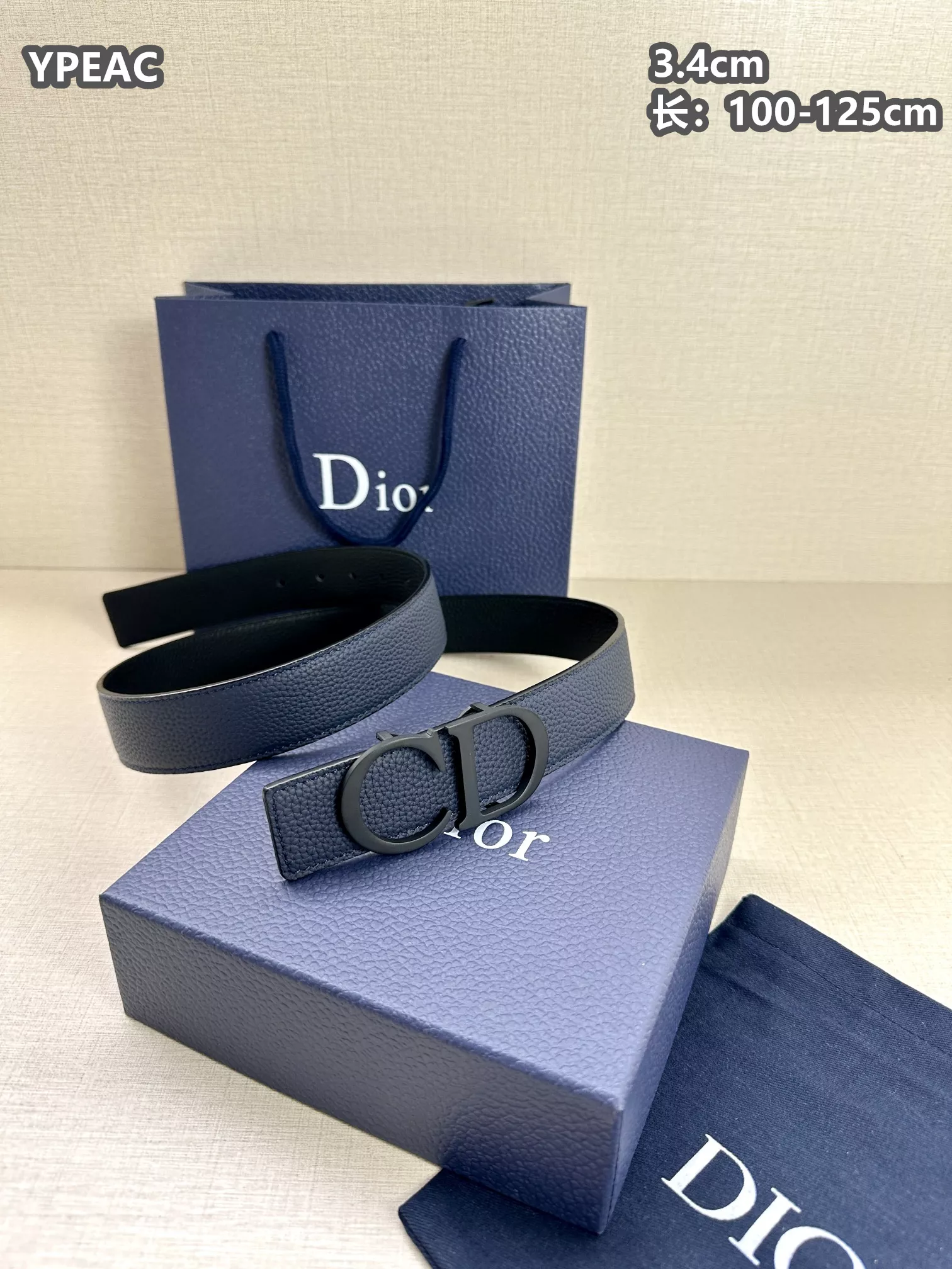 Soft 3755 Christian Dior AAA Quality Belts For Men