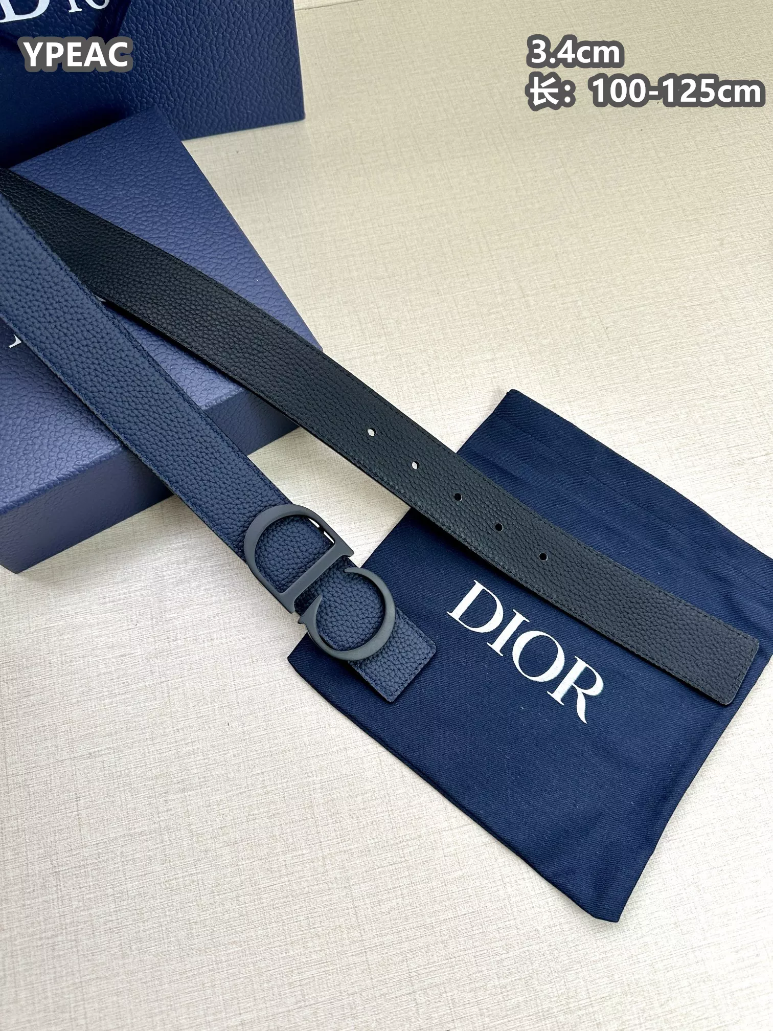 Soft 3755 Christian Dior AAA Quality Belts For Men