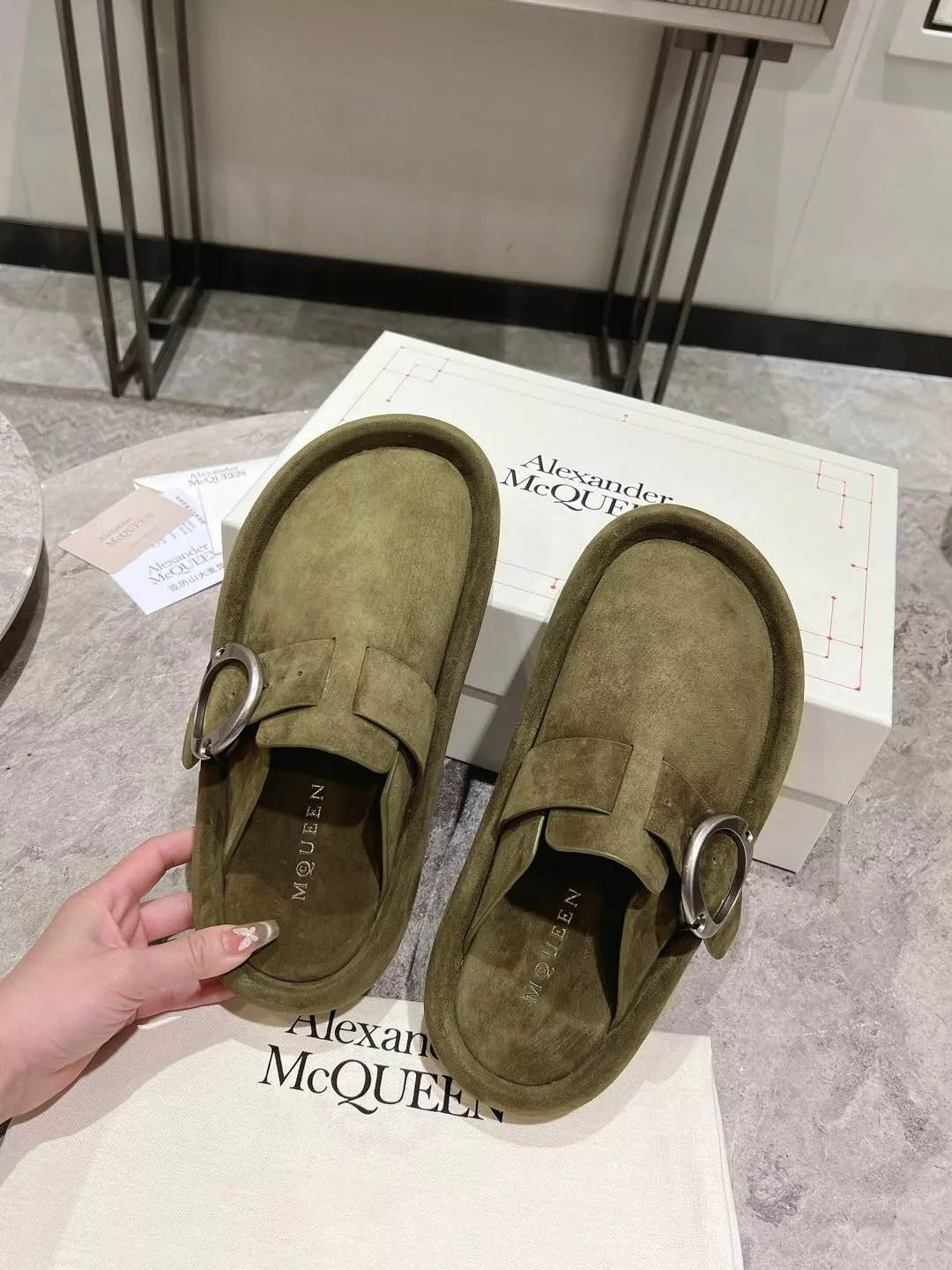 Soft 3772 Alexander McQueen Slippers For Women