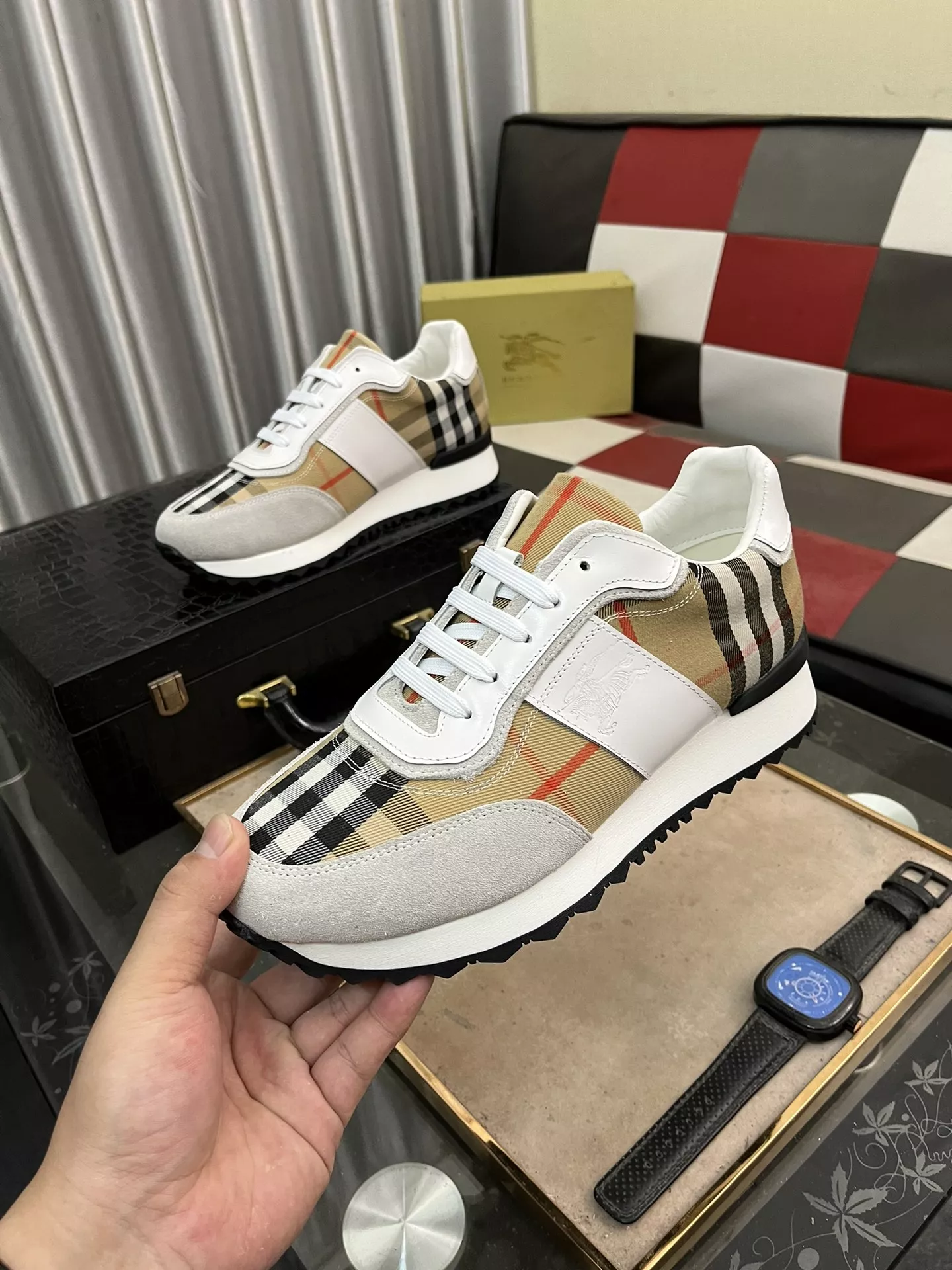 Soft 3795 Burberry Casual Shoes For Men