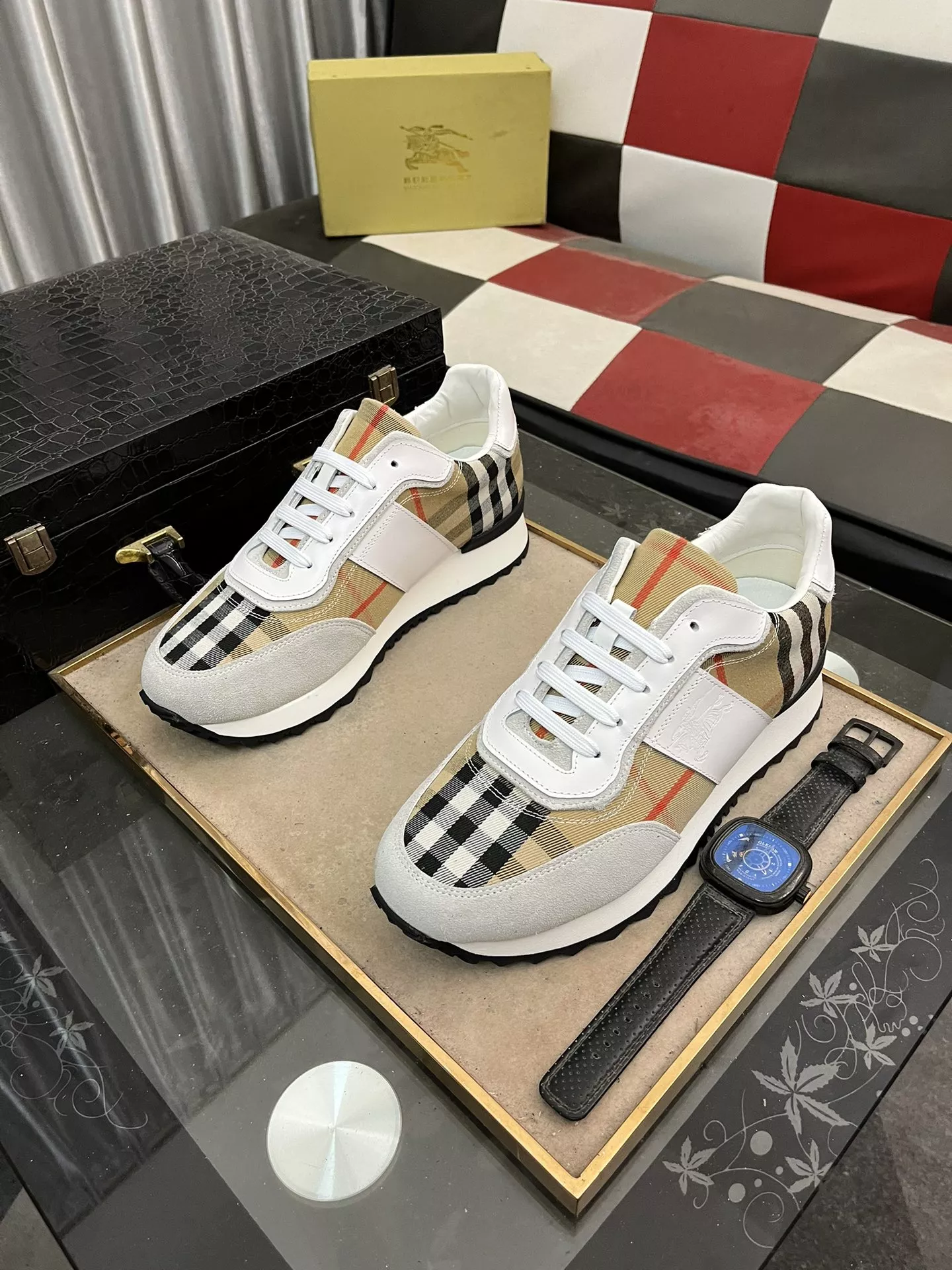 Soft 3795 Burberry Casual Shoes For Men